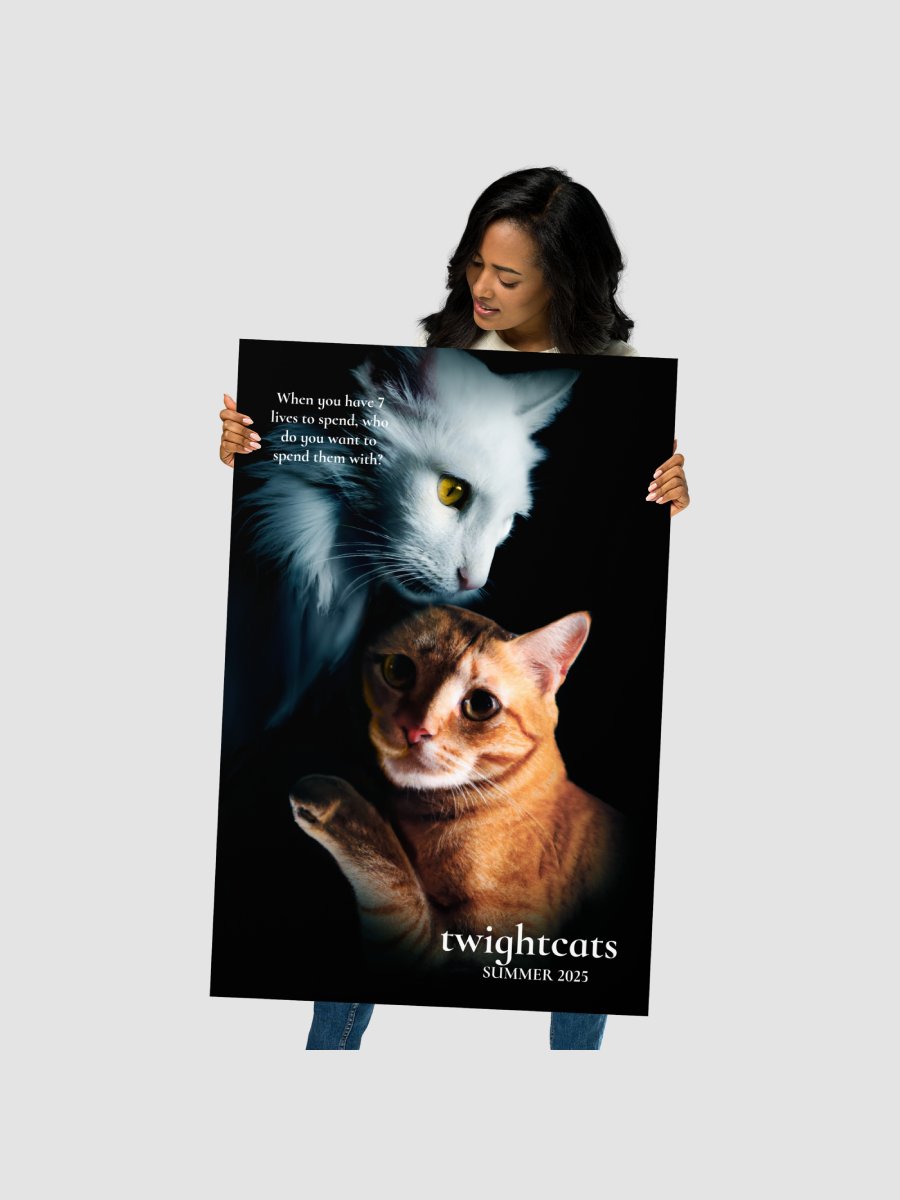 "Twightcats" Poster - Hilarious Cat Parody in Premium Matte Print product image (3)