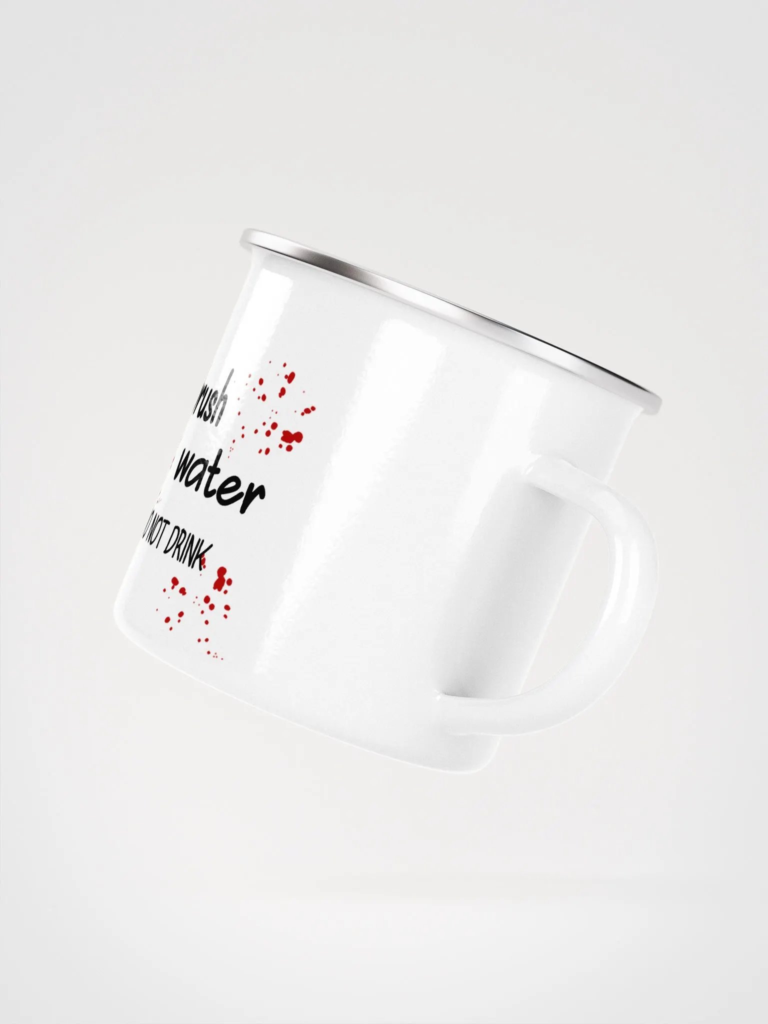 Brush Cleaning Enamel Mug product image (2)