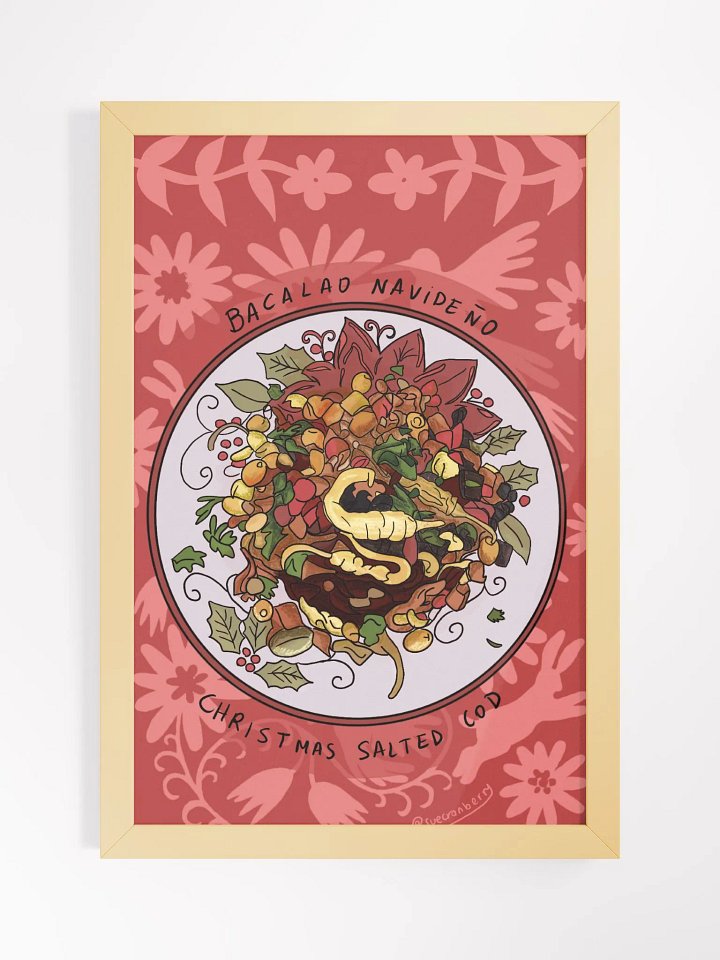 Bacalao Navideño Framed Poster product image (1)