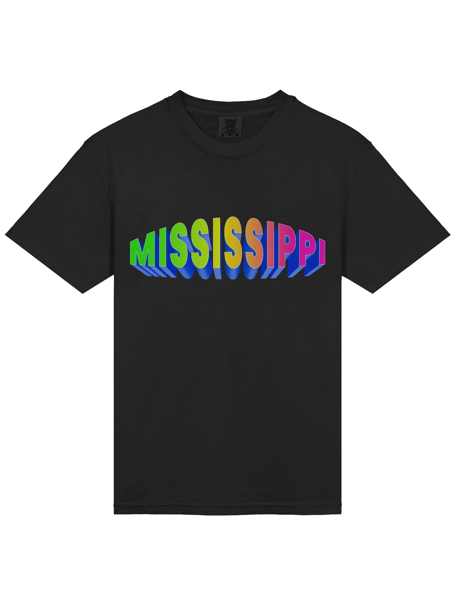 MISSISSIPPI 3D Gradient Comfort Colors Tee product image (3)
