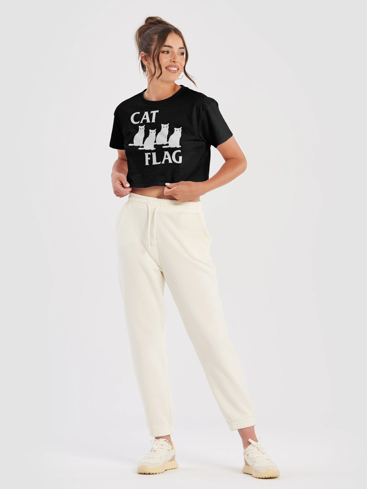 Cat Flag - Crop Top product image (2)