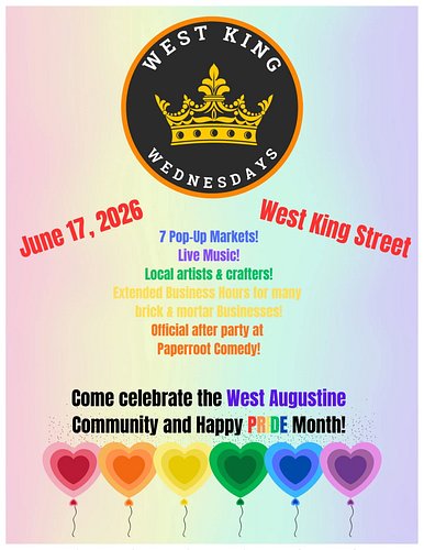 Celebrating West Augustine businesses during #PRIDE Month is a party!!!!! See everyone June 17 and don't forget to patronize ...