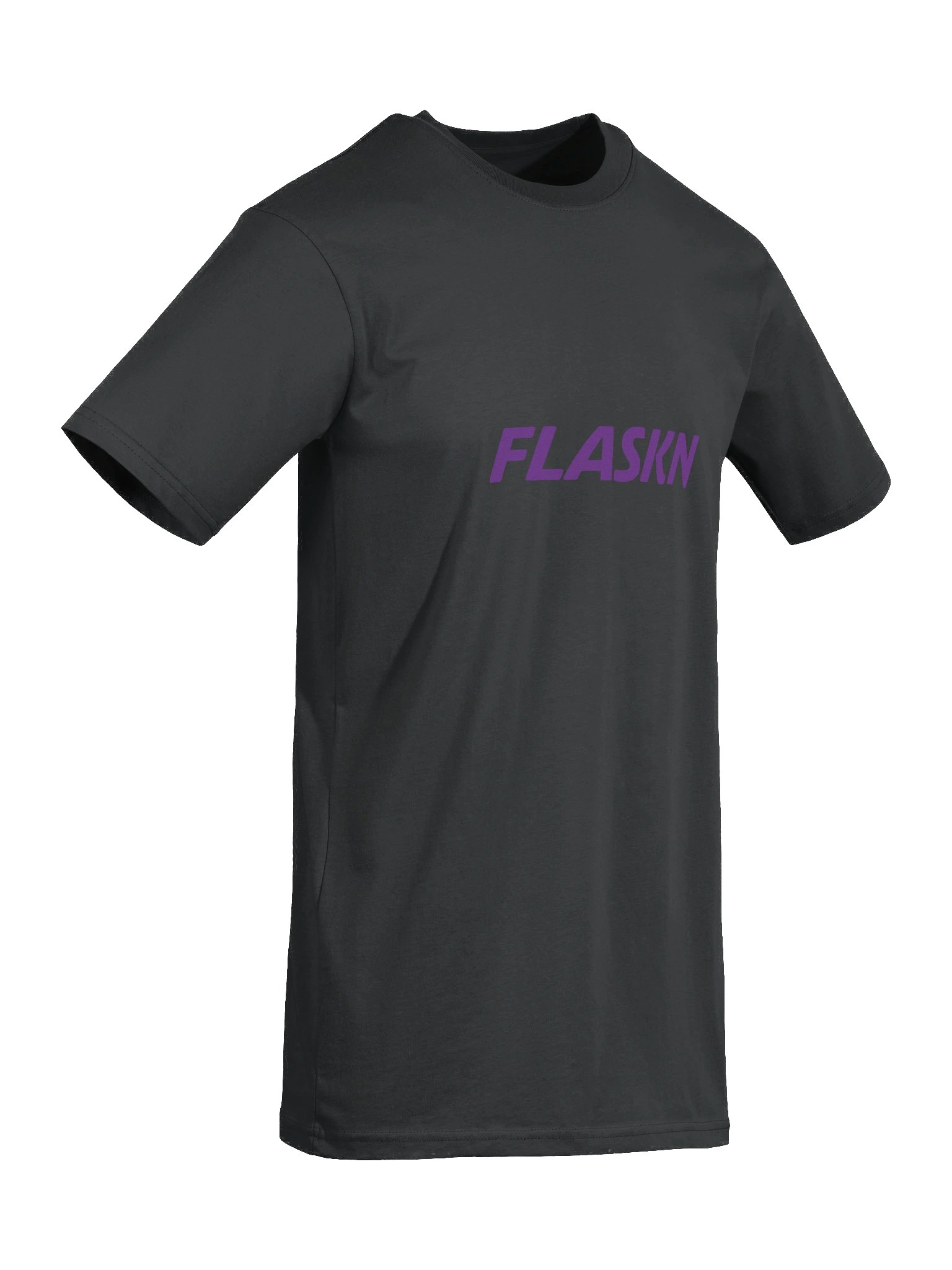Flaskn tee (purple logo) product image (8)