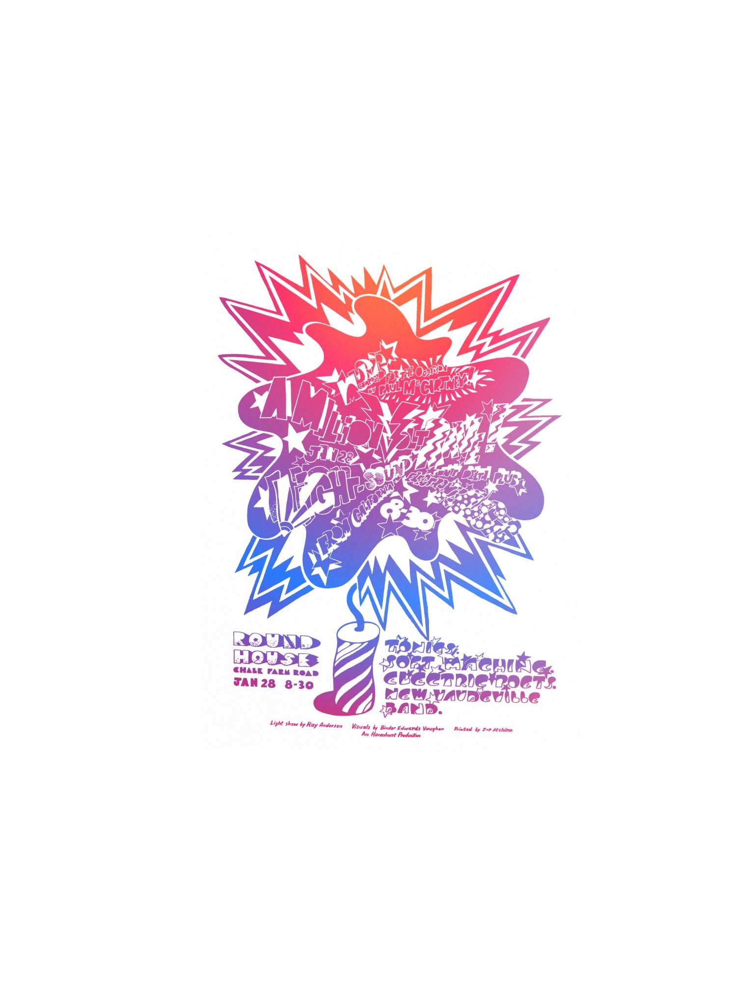 EMS/Delia Derbyshire/Radiophonic Workshop Poster - Million Volt Light & Sound Rave Studio Wall Art product image (5)