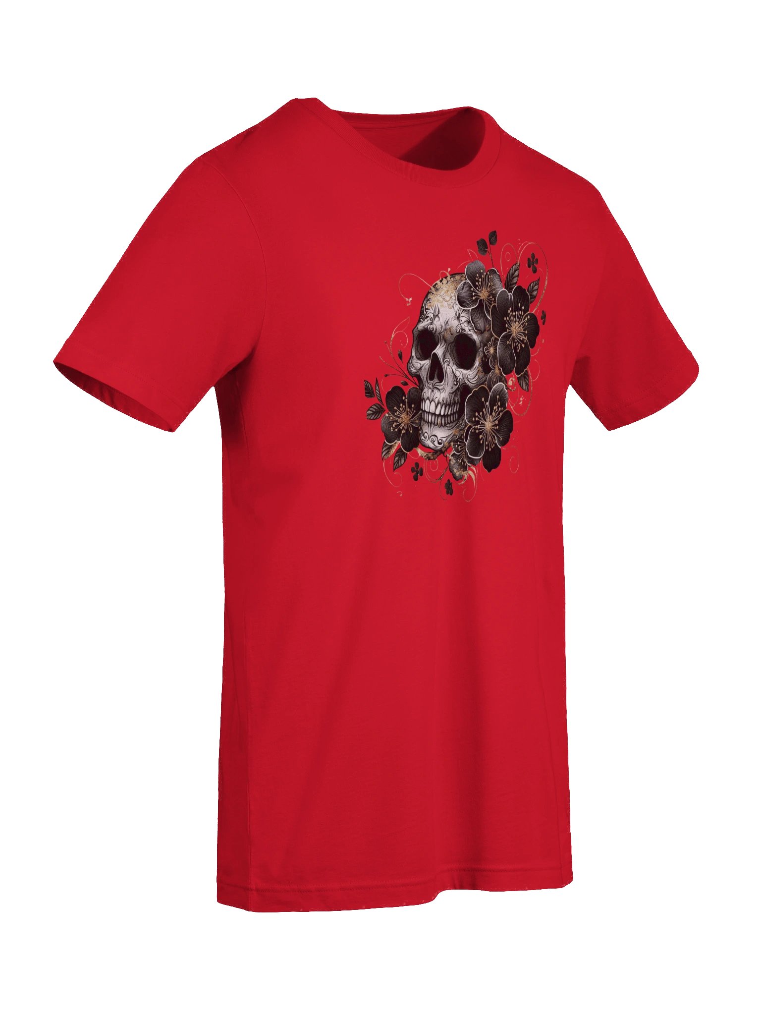 Floral Skull Elegance T-Shirt product image (91)