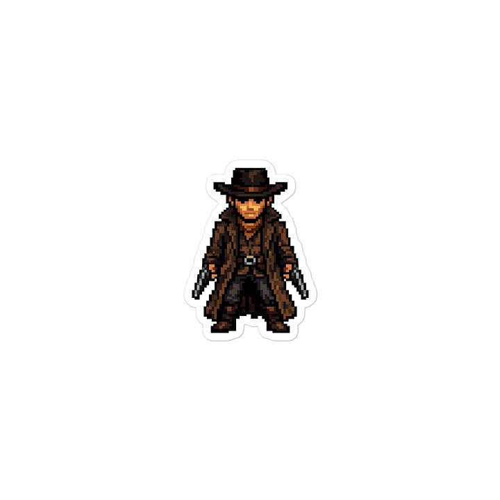 Roland Deschain (The Dark Tower Ka-Tet) Retro Pixel Art Laptop Sticker product image (2)
