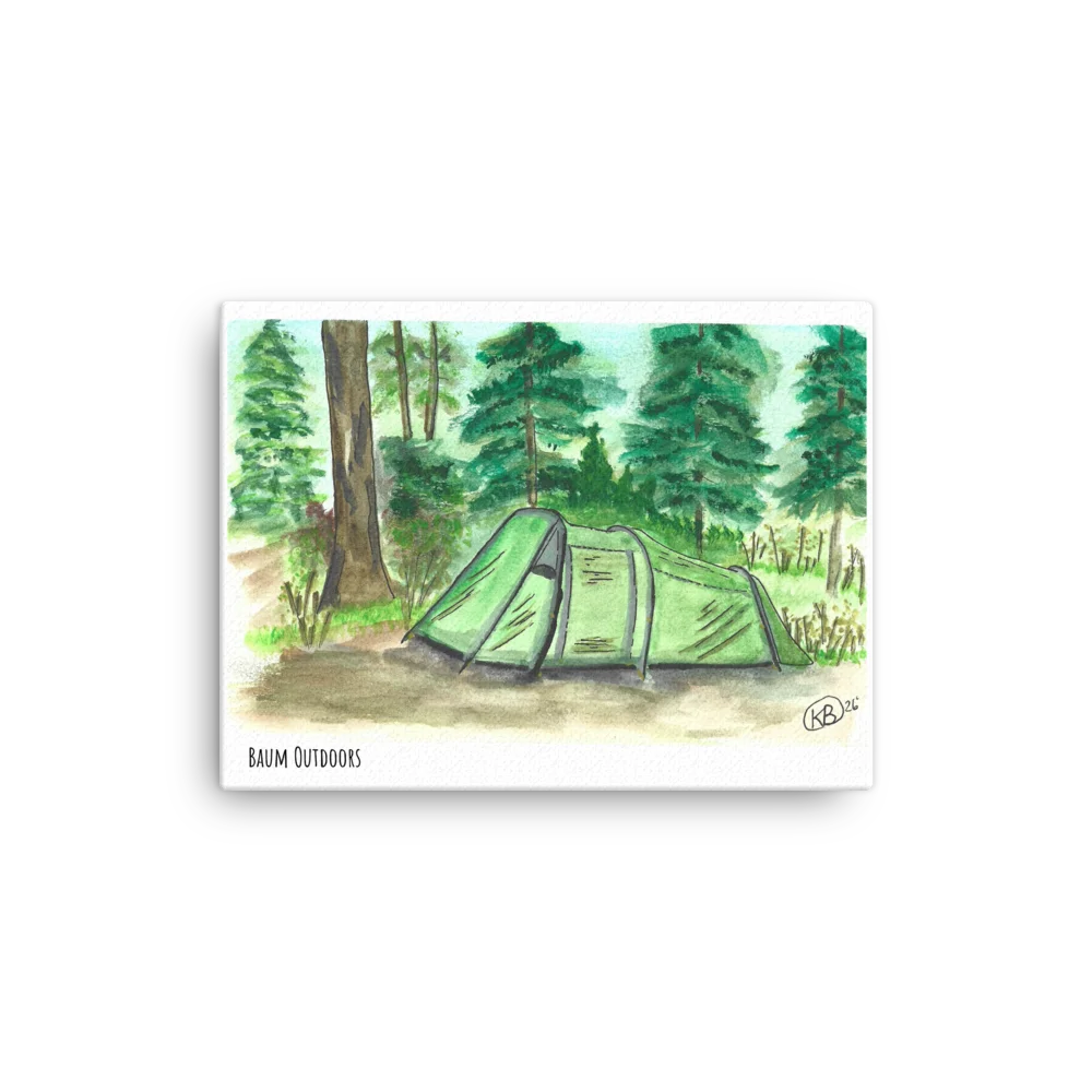 E-Bike Camping Painting product image (1)