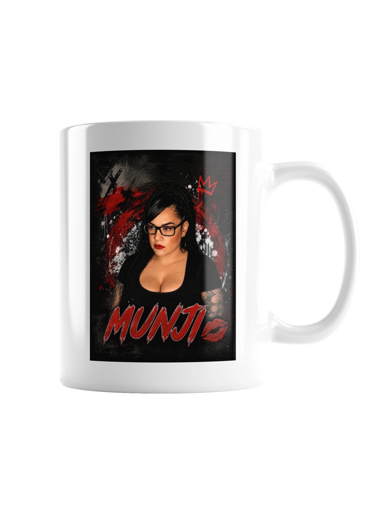 Munji White Glossy Mug product image (1)