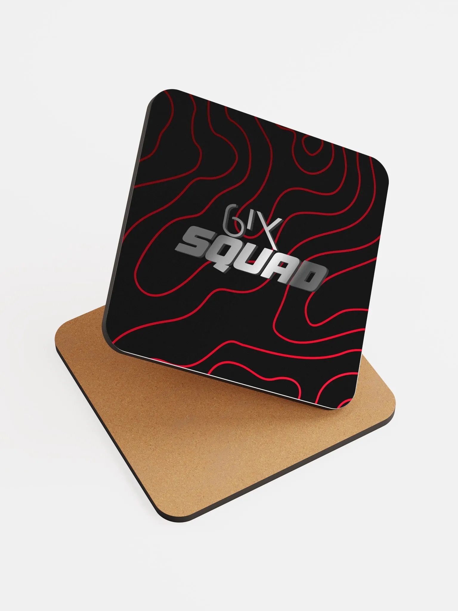 Faded Red 6ix Squad Coaster product image (6)