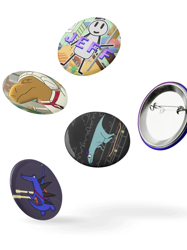 Dani & Dean Do An Internet Big Pin Button Set (2.25'') product image (5)