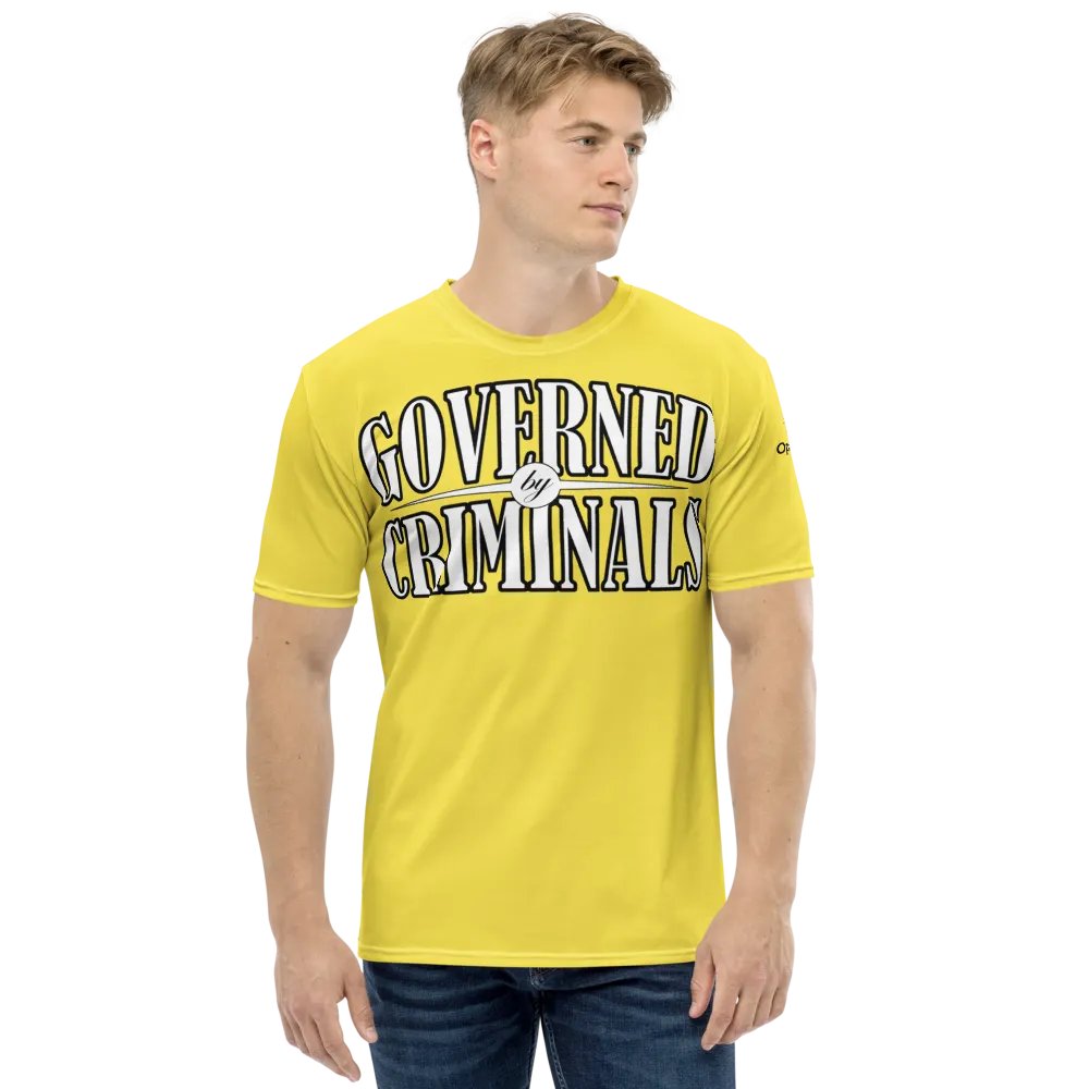 Governed By Criminals - UK - Yellow - Crew Neck T-Shirt product image (1)