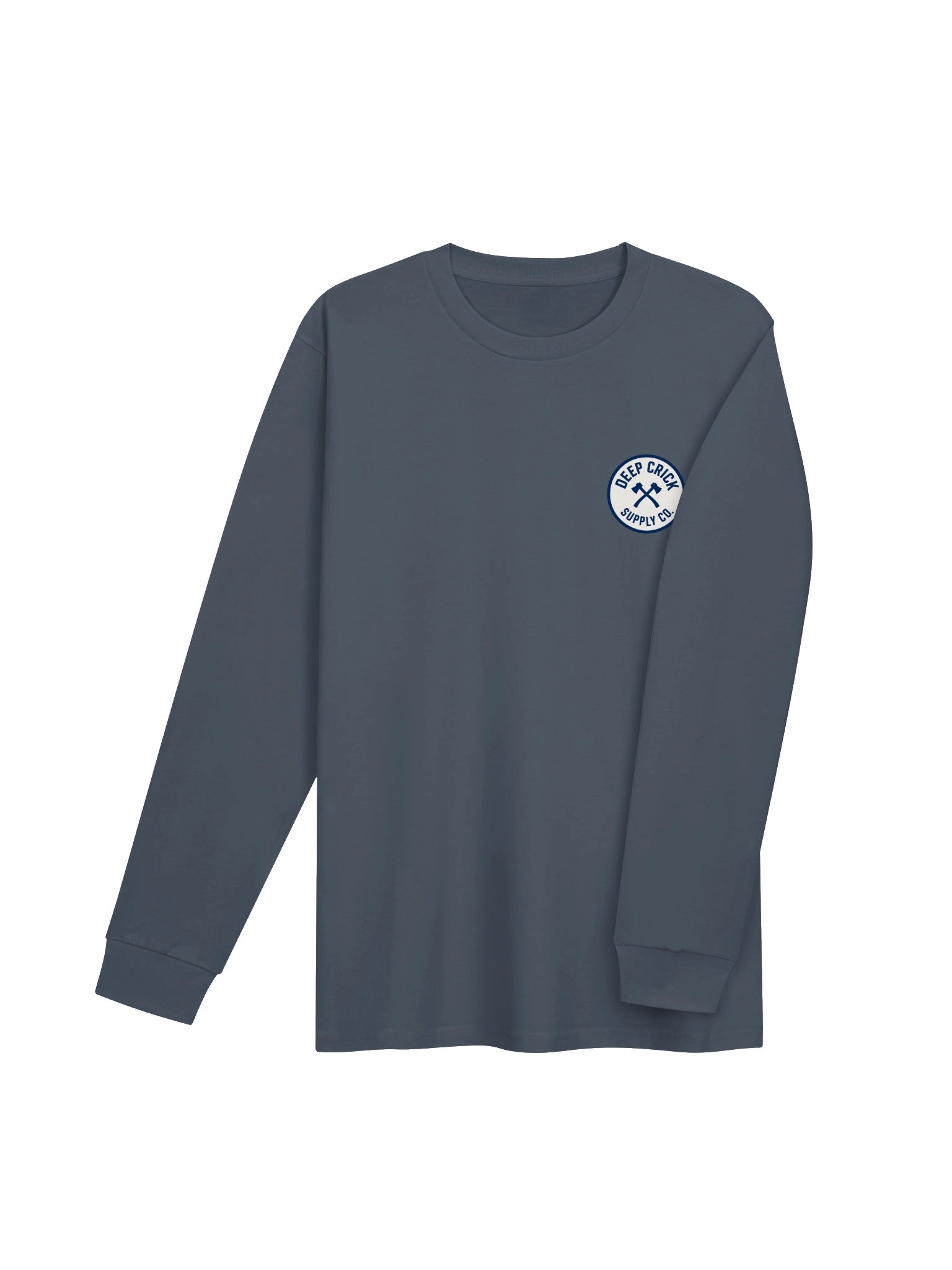 Deep Crick Supply Co. Long Sleeve Tee w/ Classic Circular Logo product image (4)