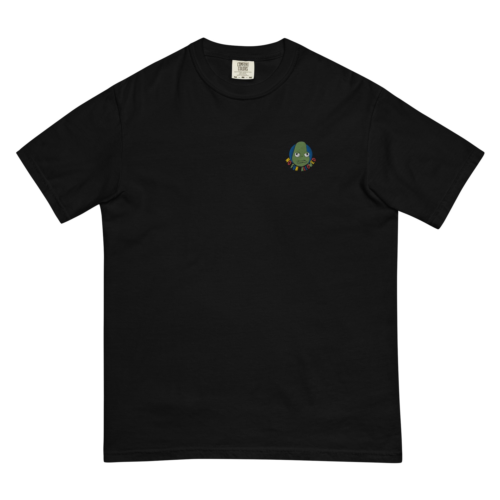 No Fun Allowed Embroided Tee product image (4)
