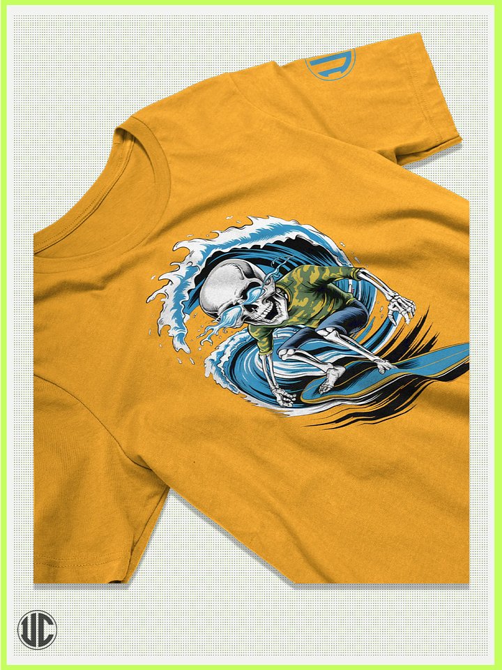 Wave Hunter – Skull Surfer Graphic T-Shirt product image (2)