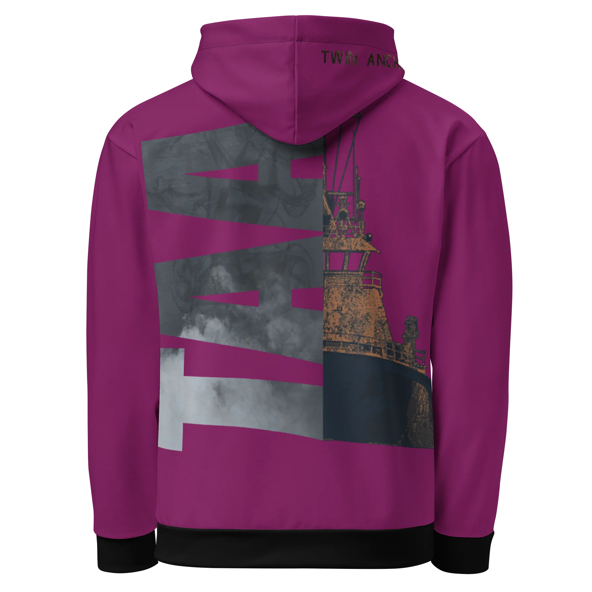 TAA & Foss Tug – (Eggplant) – Performance Marine Wear | Twin Anchor Apparel North Current Line product image (1)