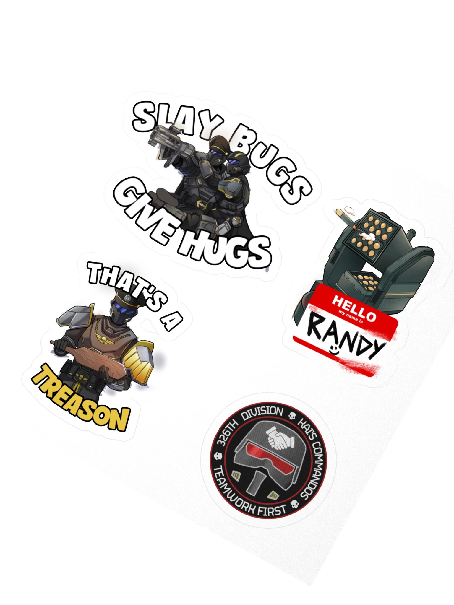 4 Commissar Kai Stickers 5.5"x5.5" product image (2)