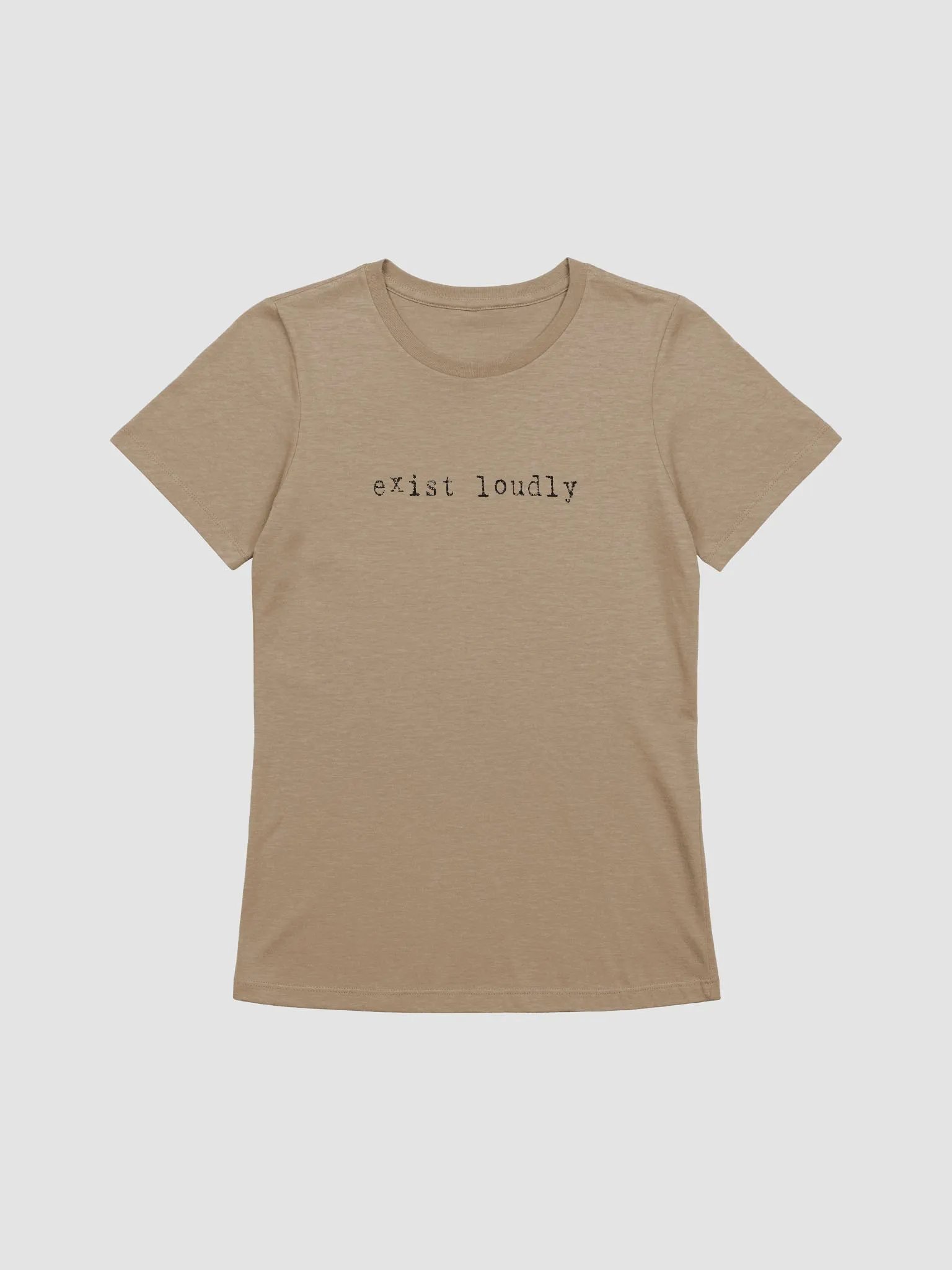 Exist Loudly Light Bella+Canvas 6400 Women's T-Shirt product image (1)