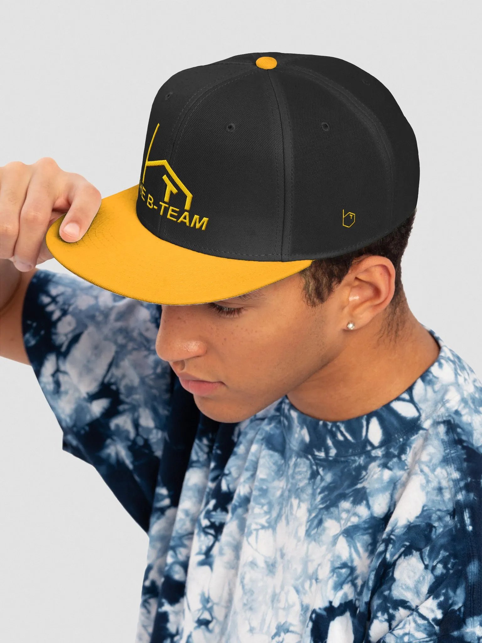 The B-Team Black And Yellow Snapback product image (7)
