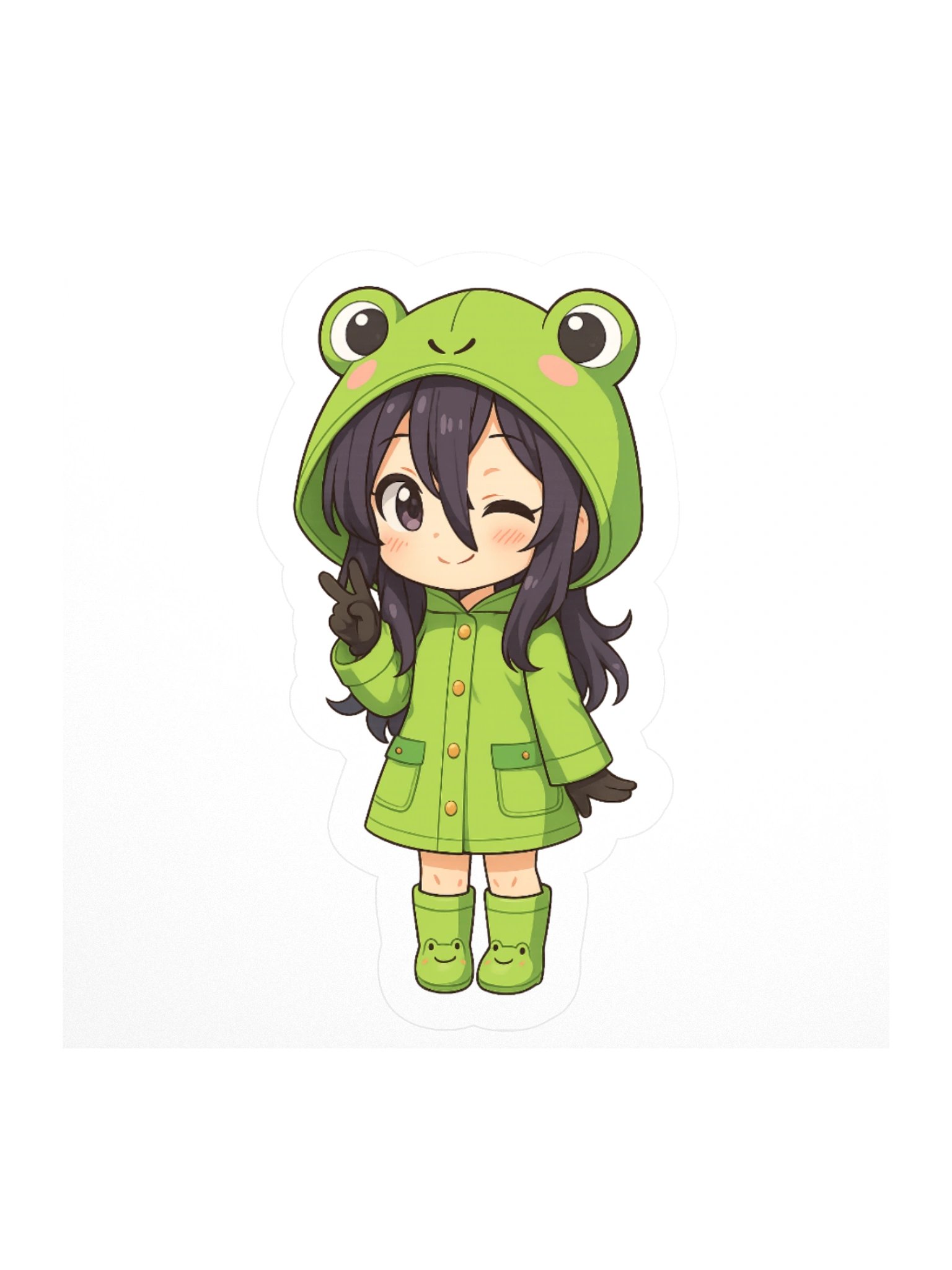 WTN - Frogwig Sticker product image (1)