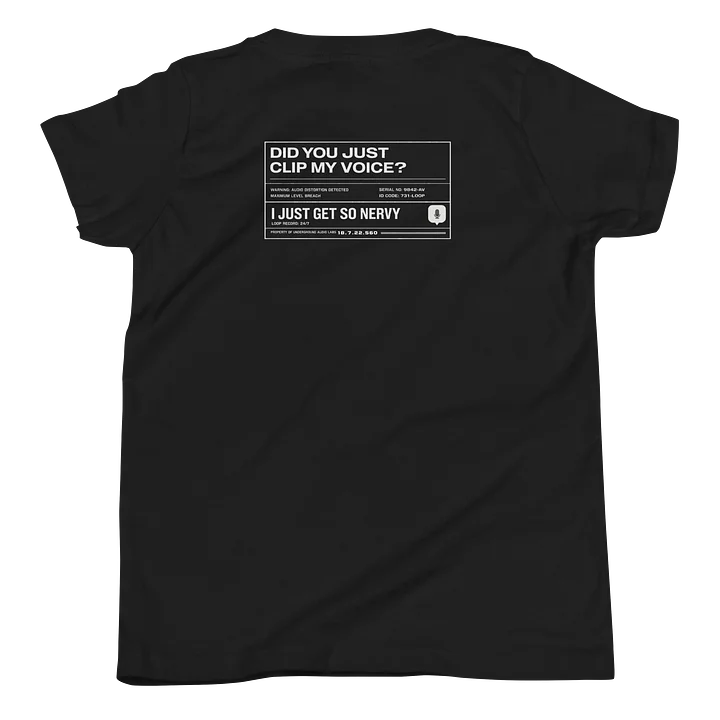 (Youth) Parrot - Did You Just Clip My Voice - I Just Get So Nervy - T-shirt product image (2)