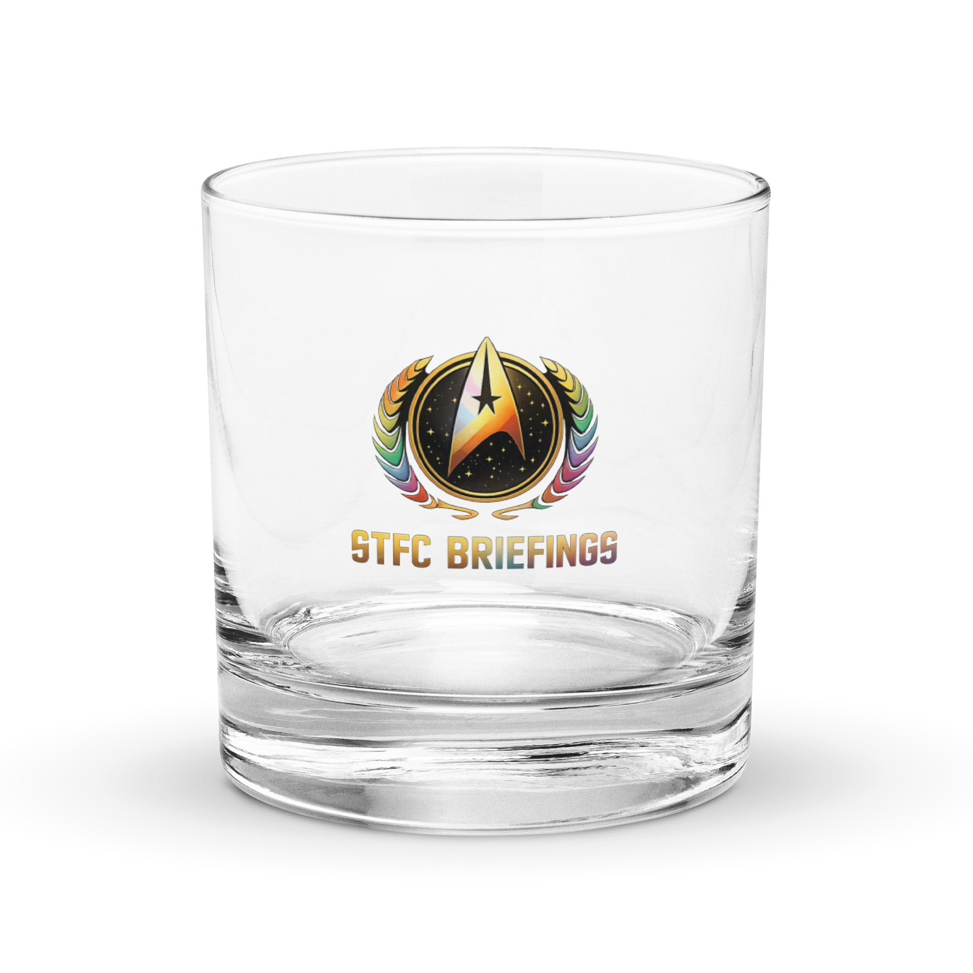 STFC Briefings With Pride Collection Rock Glass product image (1)