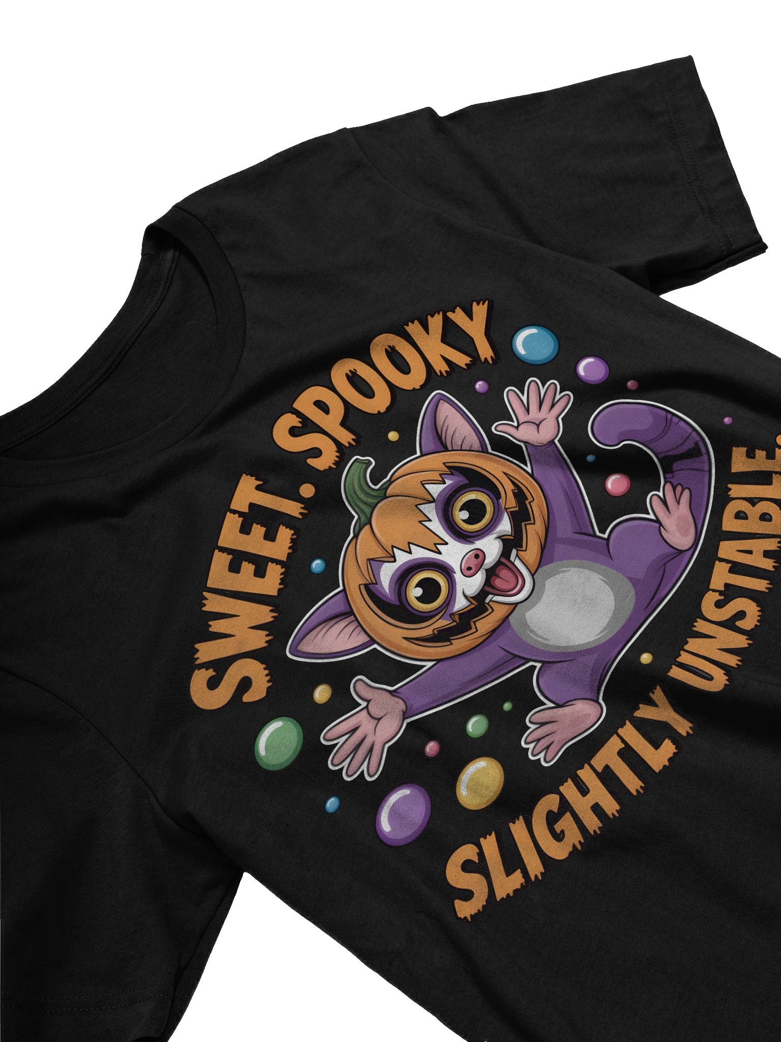 Spooky Lemur Pumpkin Patch T-Shirt product image (3)