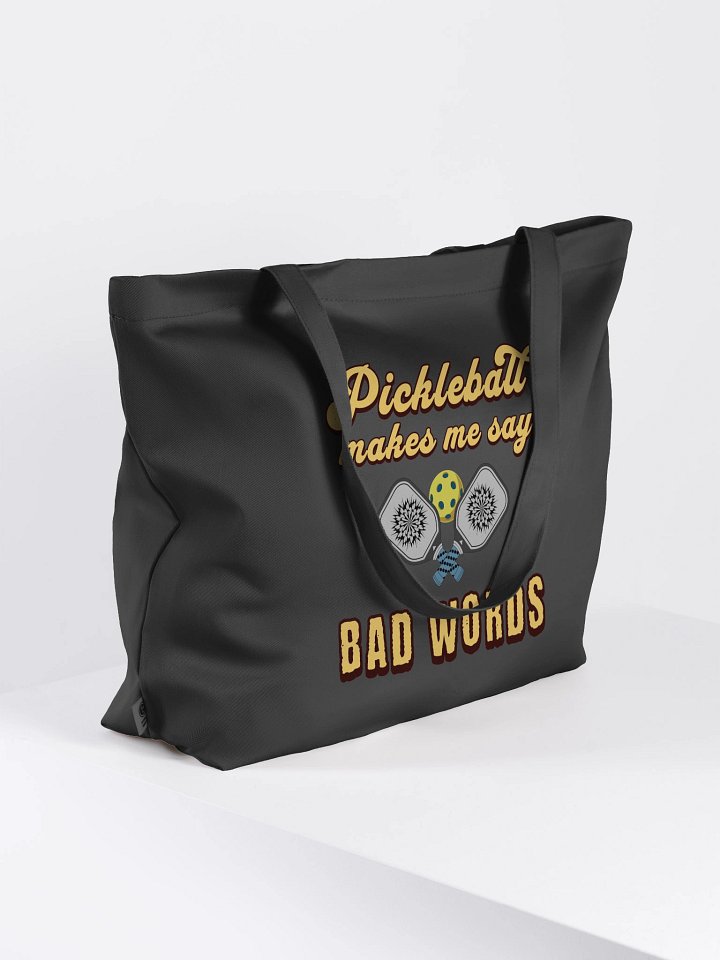 Pickleball Makes Me Say Bad Words Passion Eco Tote product image (1)