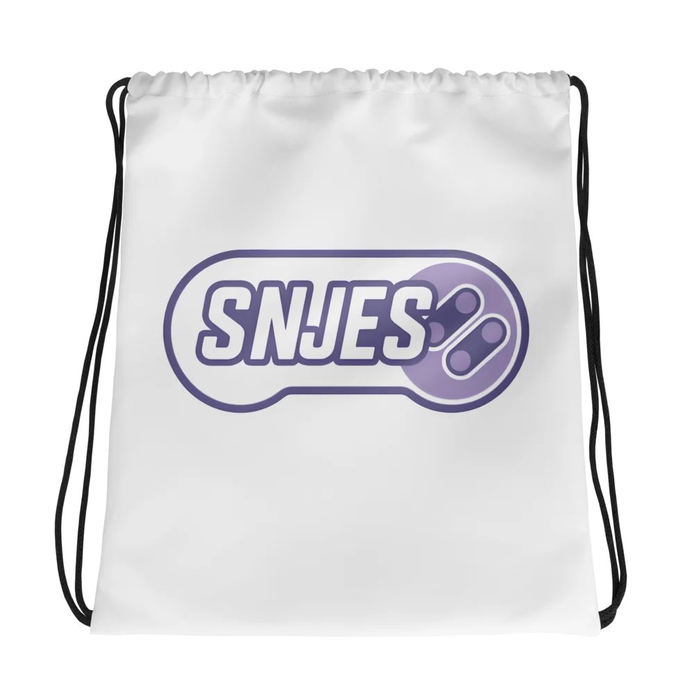 Retro SNJES Controller Drawstring Bag product image (1)
