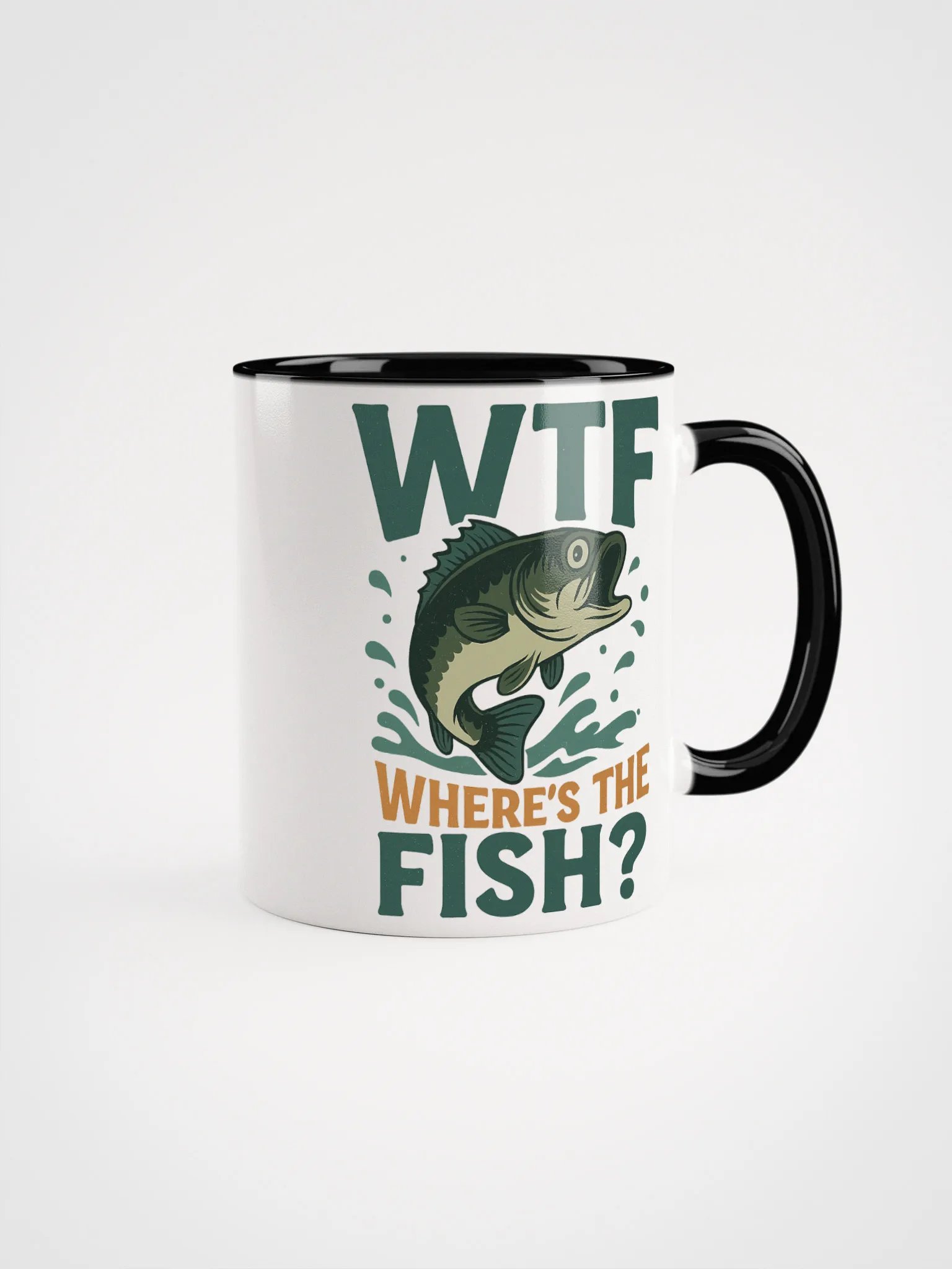 WTF Where’s the Fish Mug – Funny Bass Fishing Humor product image (4)