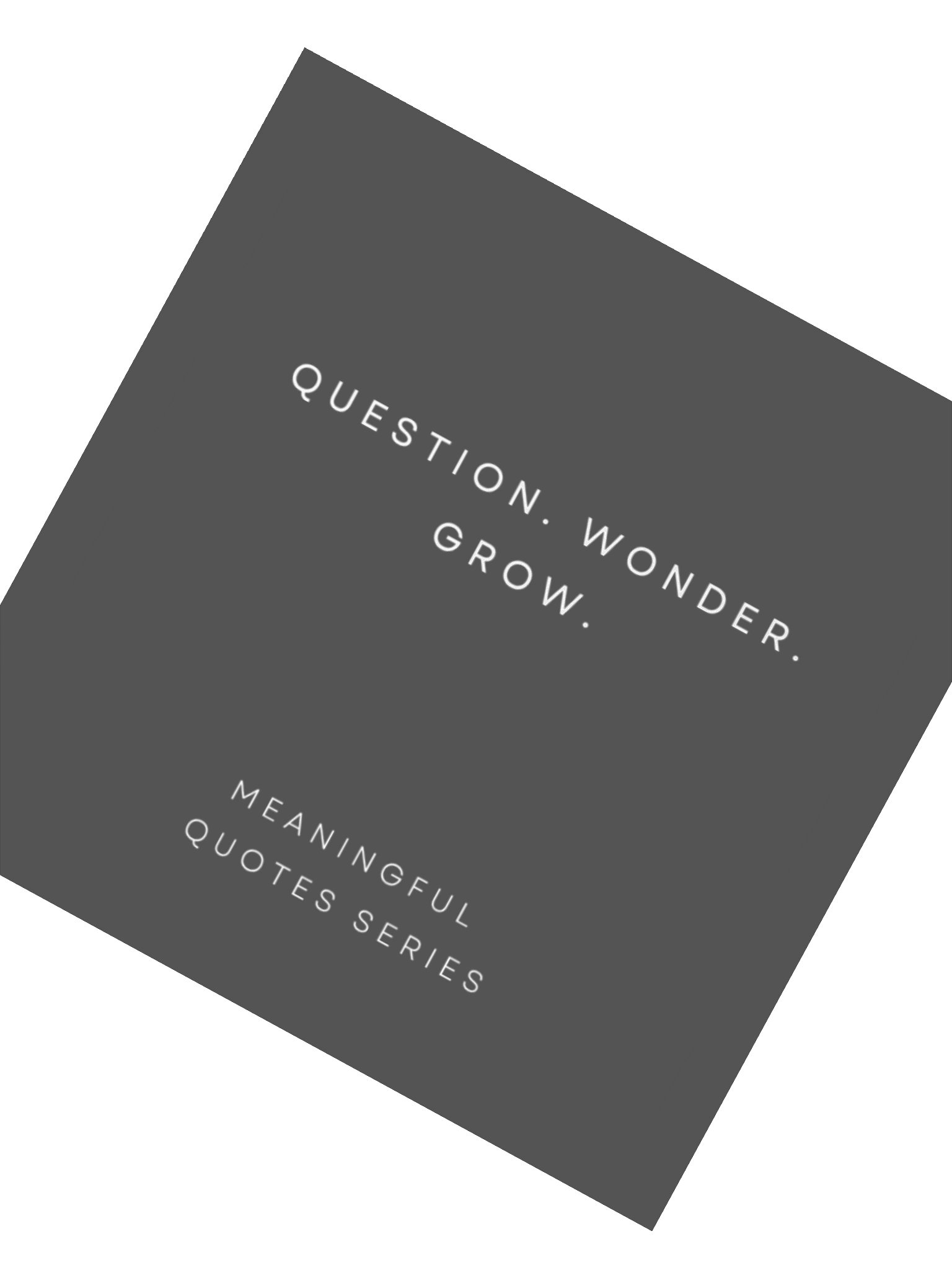 Question. Wonder. Grow. product image (2)