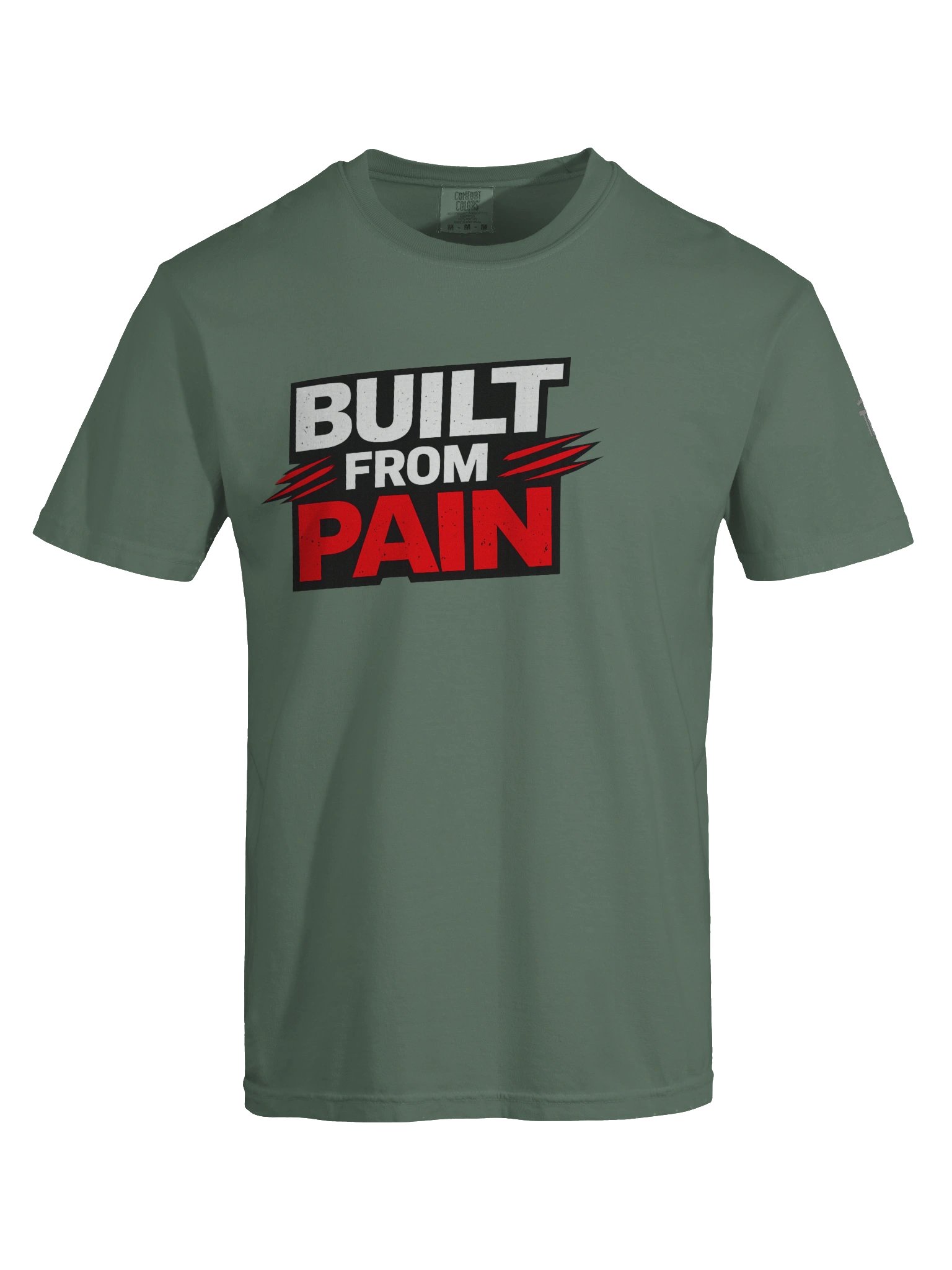 Built From Pain Tee – Military Green Edition product image (5)