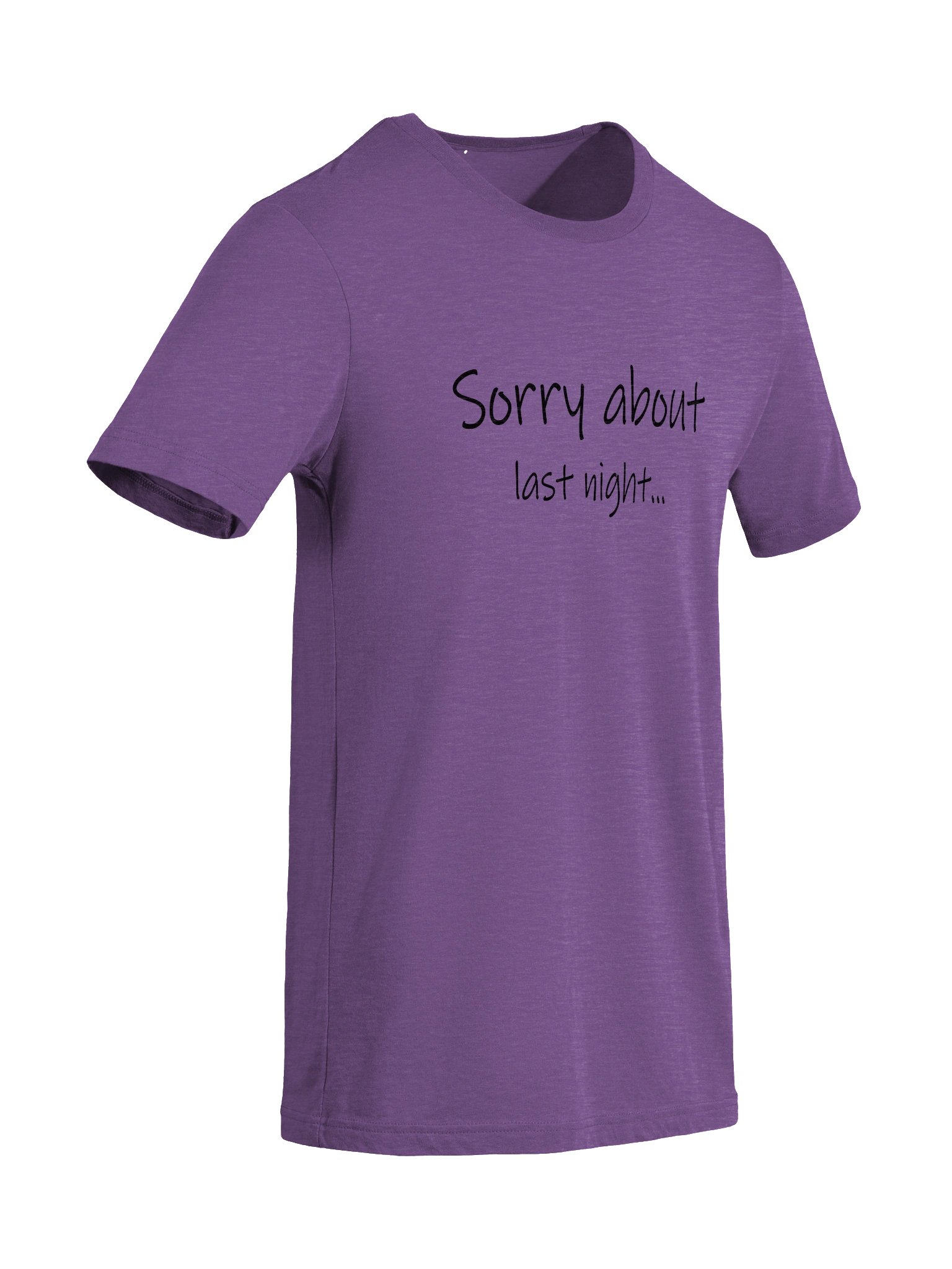 Sorry About Last Night Triblend Tee product image (101)