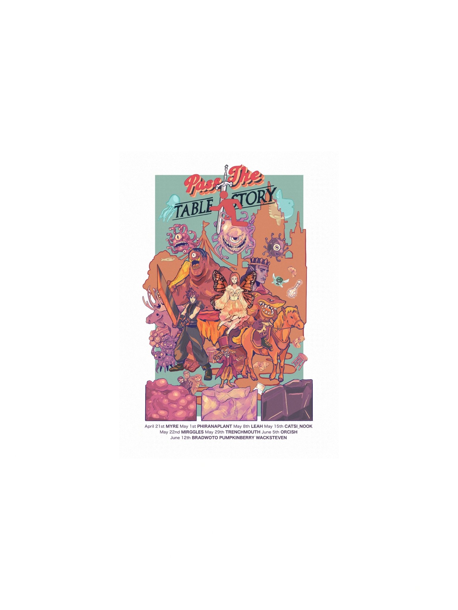 Pass the Tablestory Poster product image (4)