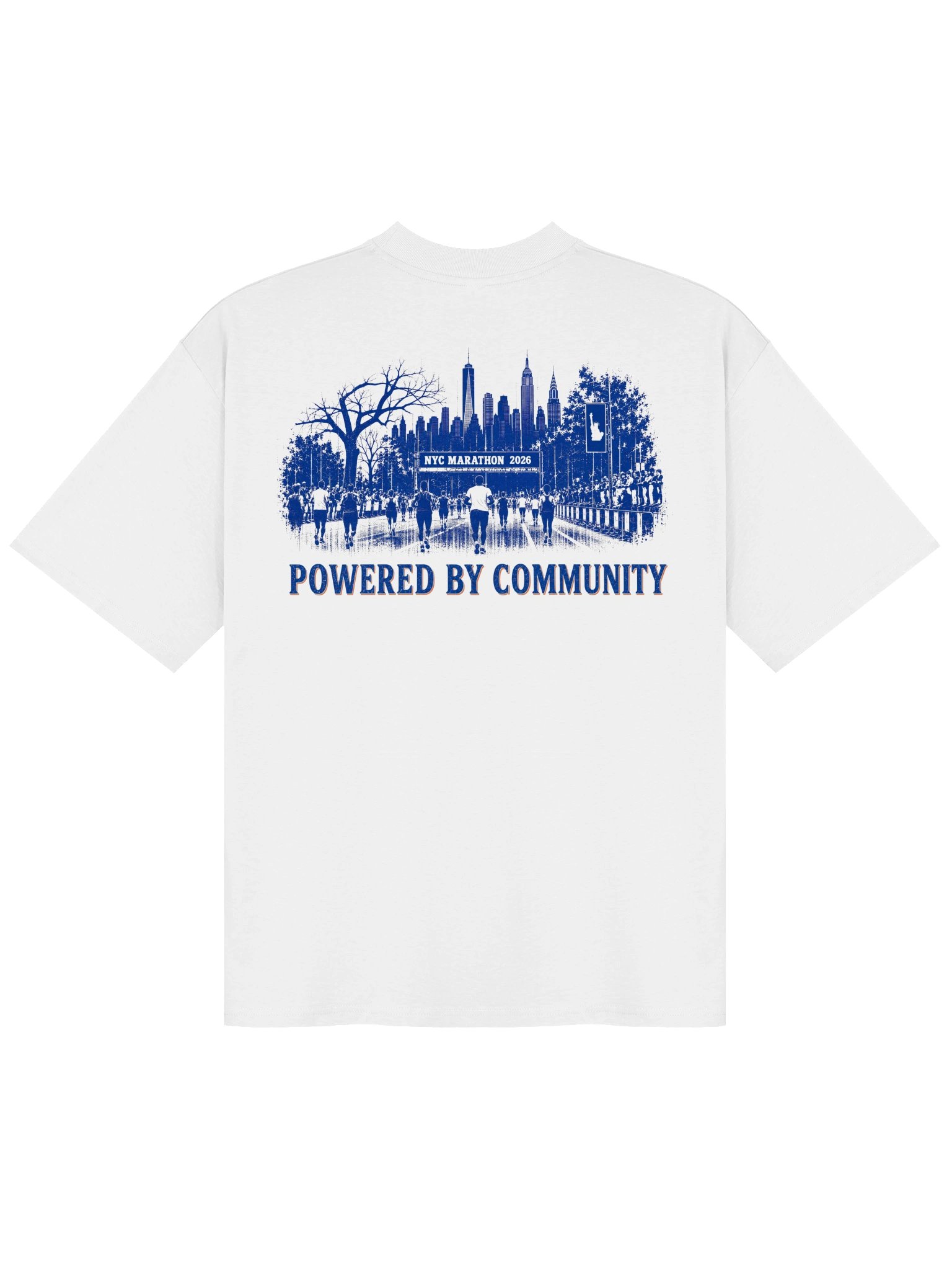 Sweat Equity: NYC Marathon 2026 Oversized T-Shirt product image (2)