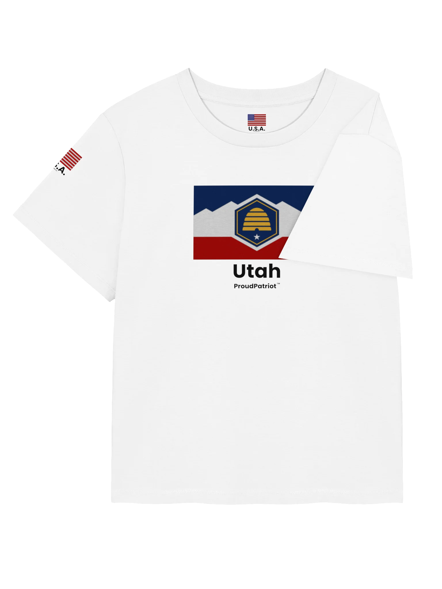 Utah Women's Ribbed Neck T-Shirt product image (8)