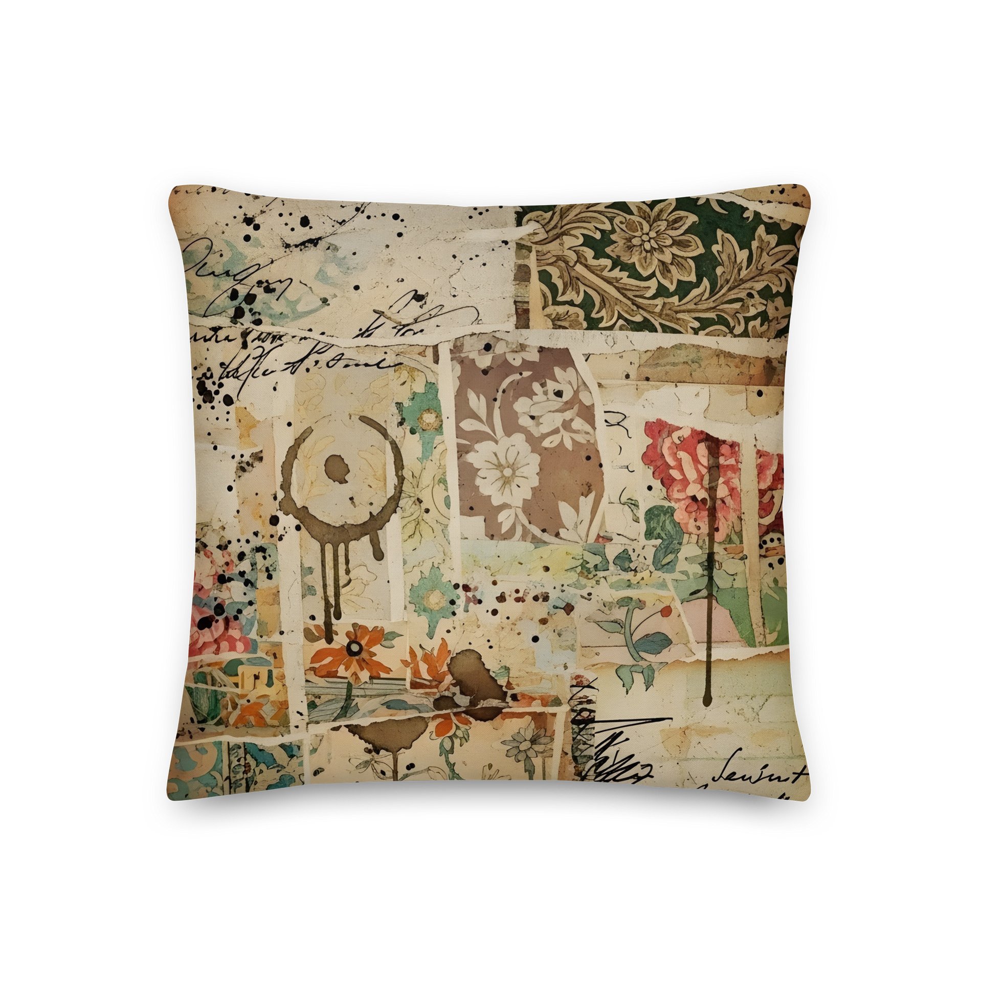 Vintage Aesthetic Collage Premium Pillow product image (3)