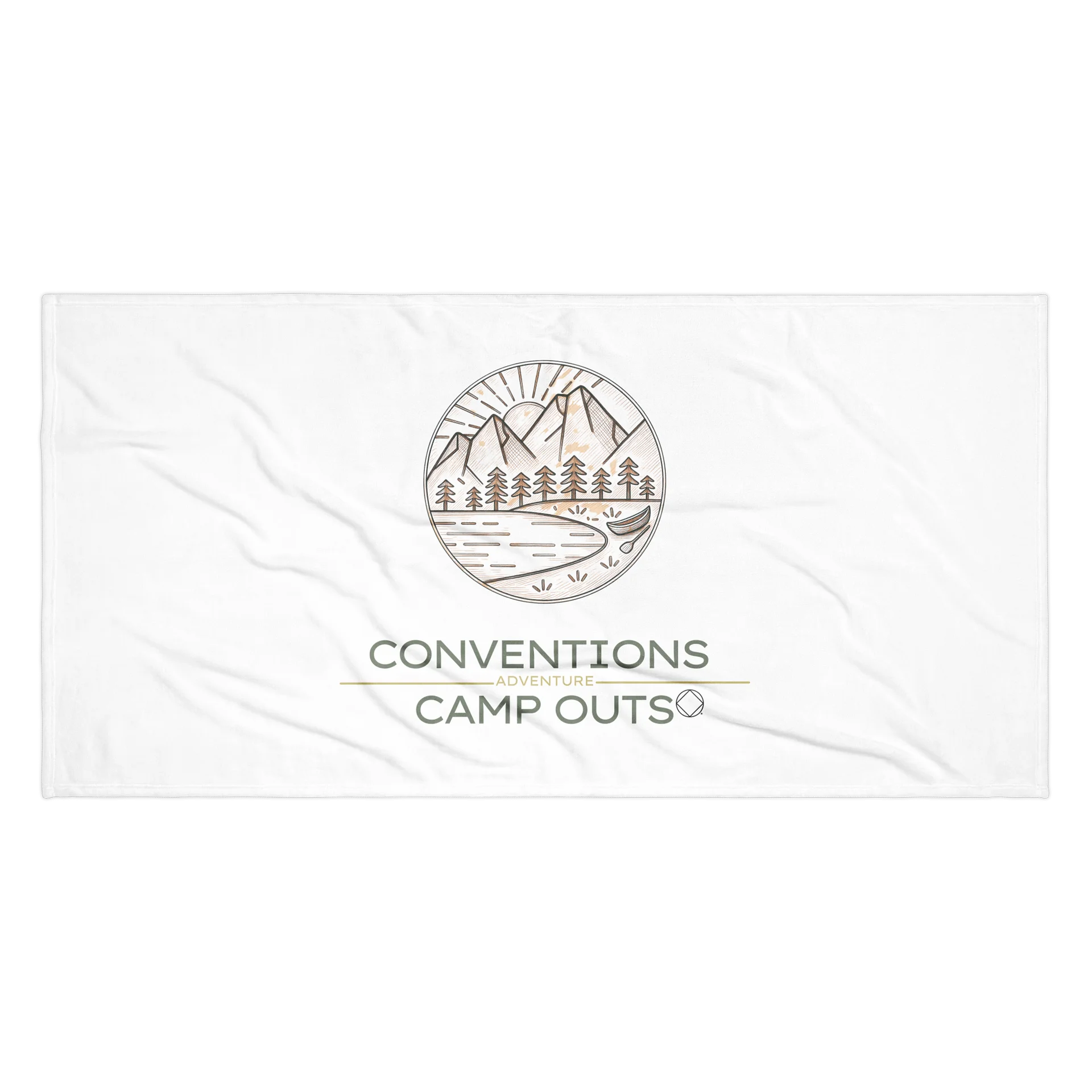 Conventions Campouts Outdoor Emblem Beach Towel product image (1)