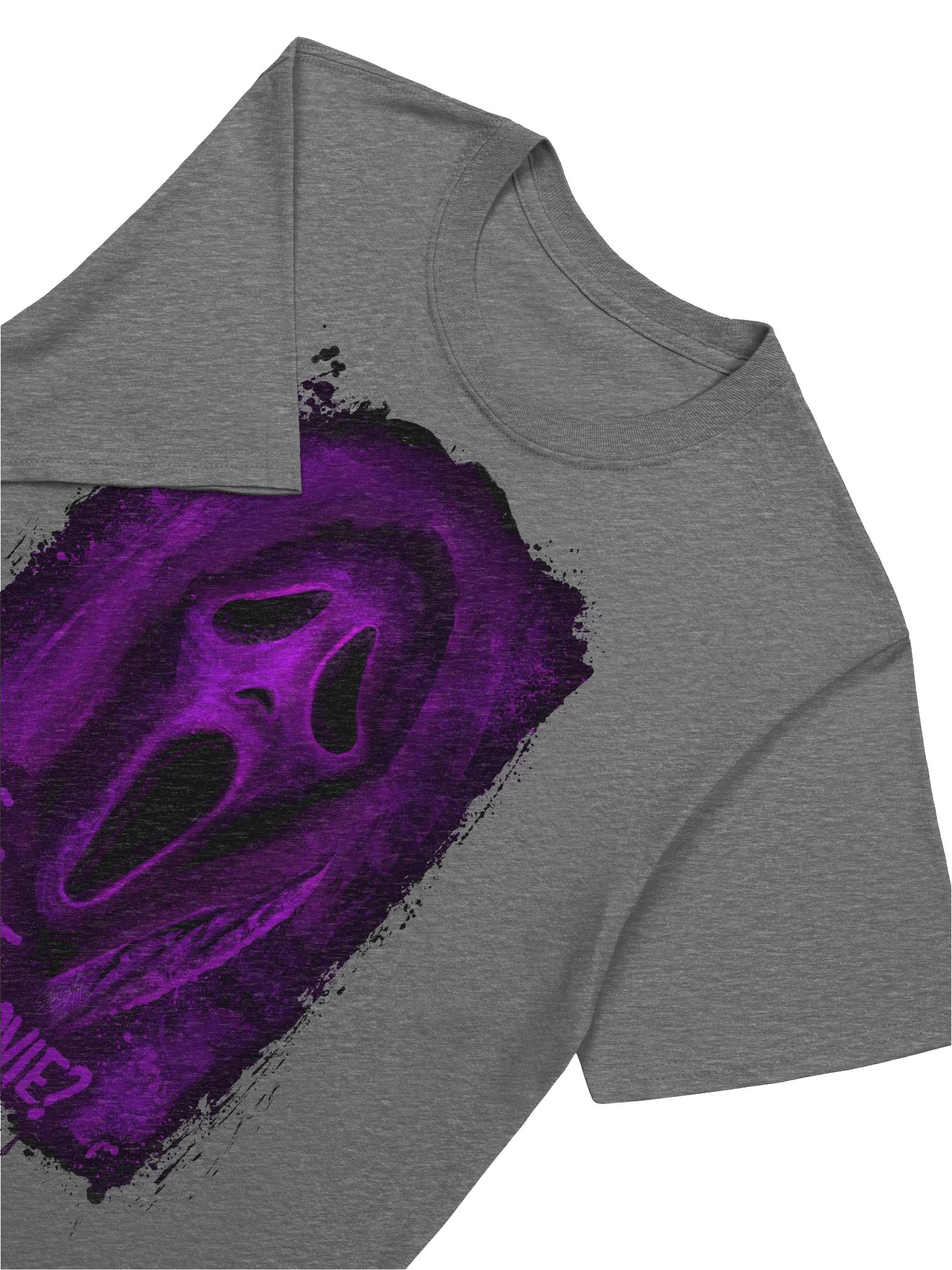 Purple Ghost Face Tee product image (50)