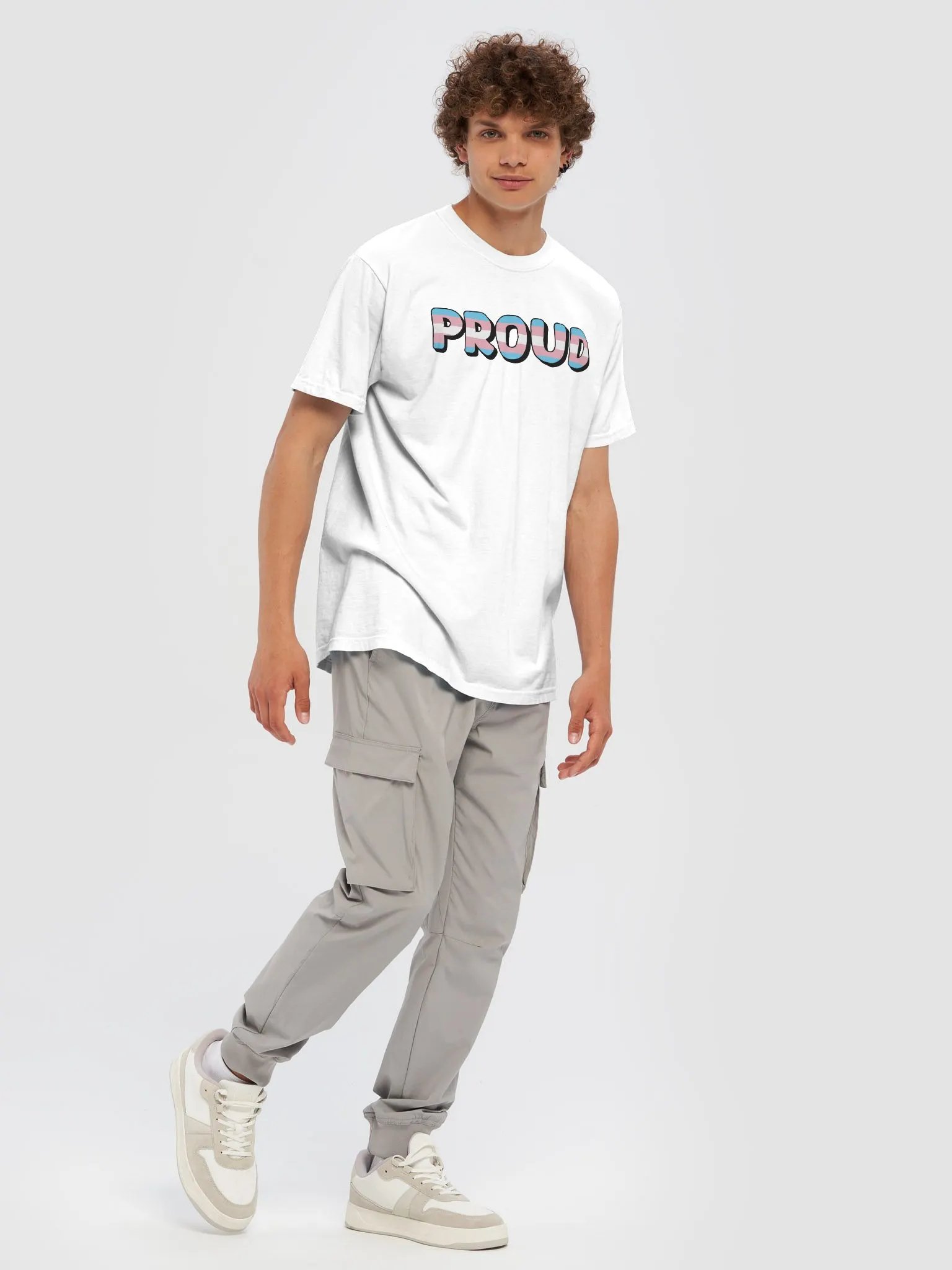 The 'PROUD trans' T-Shirt - White product image (7)
