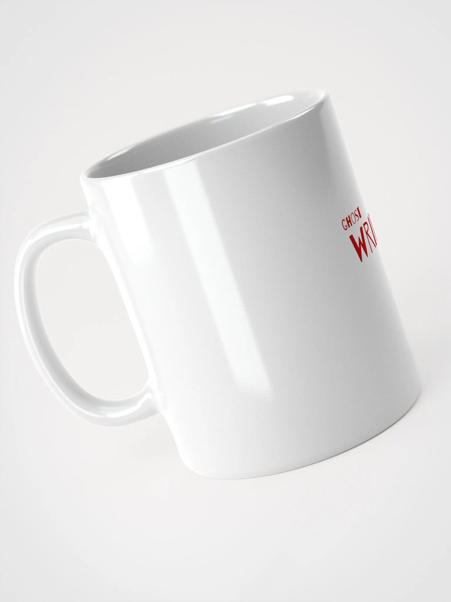 Ghost Writer Red Text with Spook Mug product image (6)