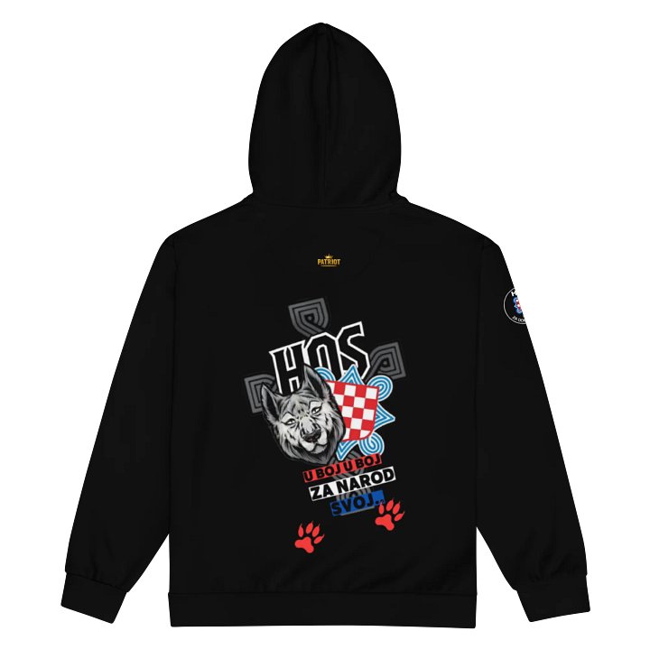 Royal Patriot Hos Emblem Zip Hoodie product image (2)