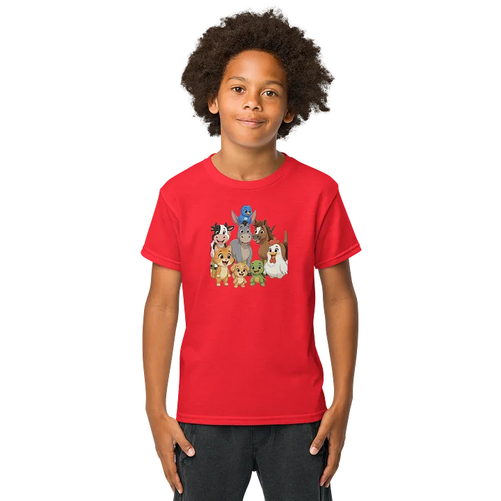Cute Farm Friends Youth Sports Tee product image (1)