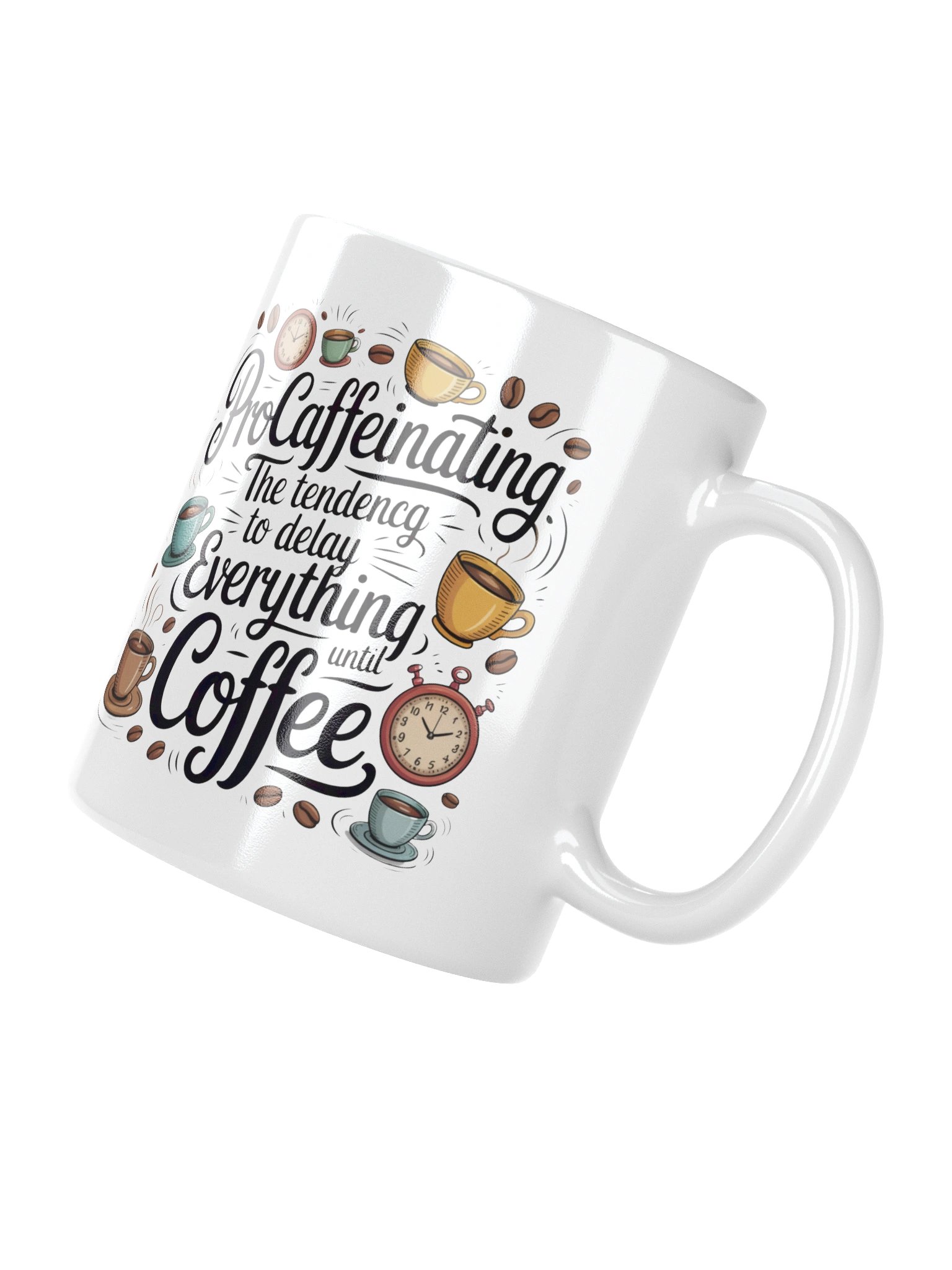 Procaffeinating Funny Coffee Mug – Procrastination Humor Gift product image (4)