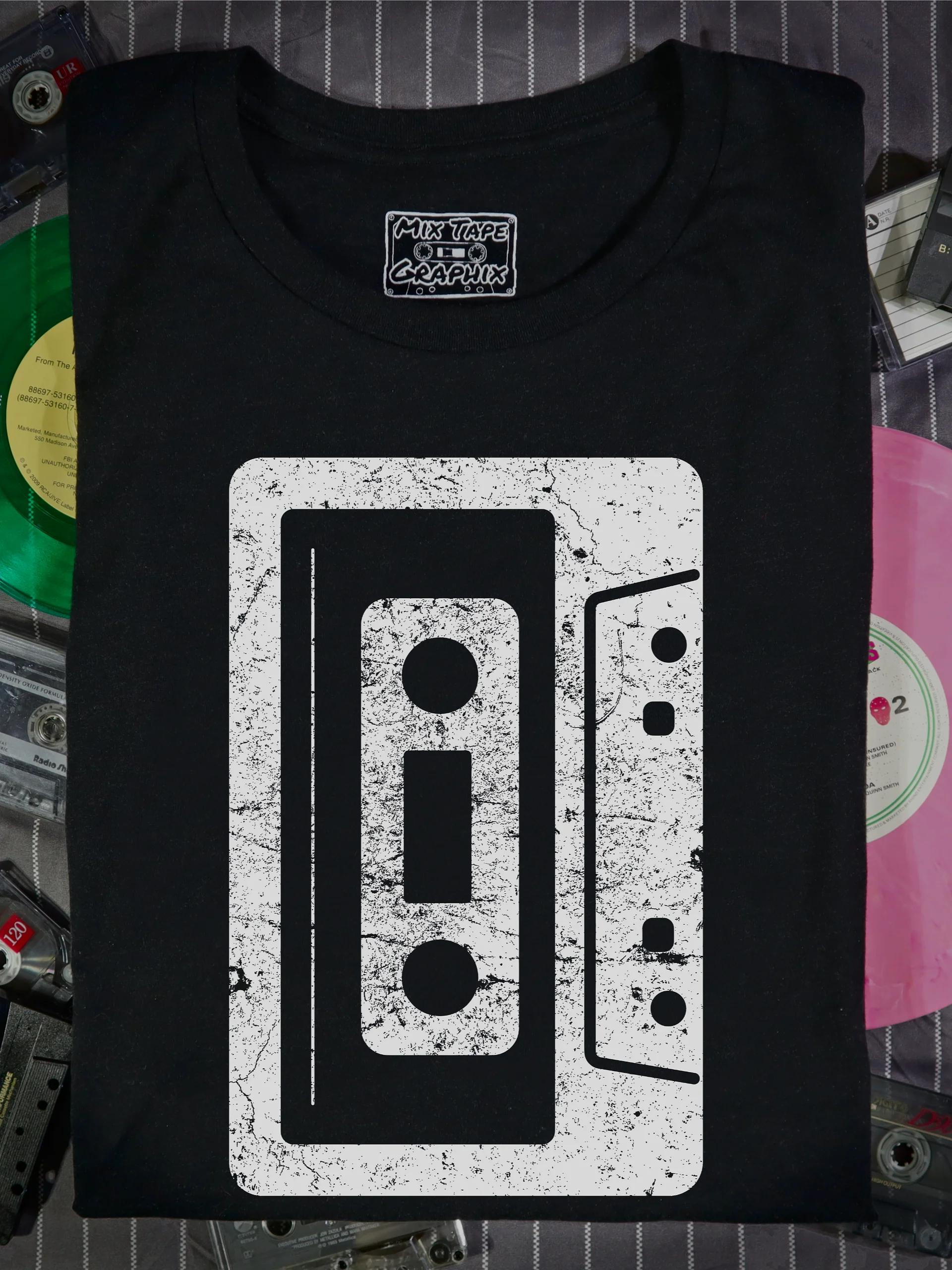 Big Cassette - Vintage Distressed Mix Tape product image (1)