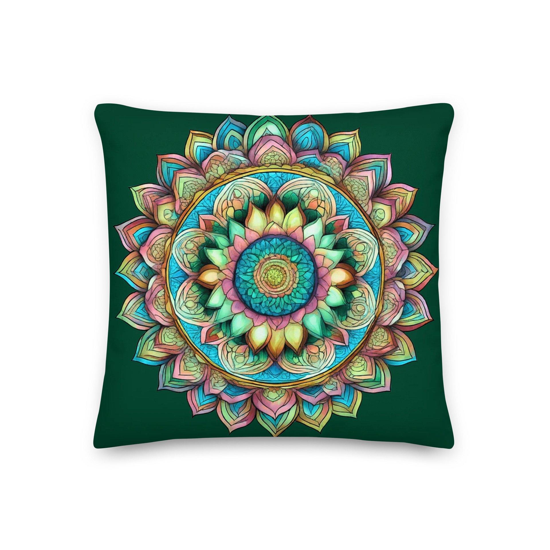 Autumn Bloom Mandala - Pillow product image (1)