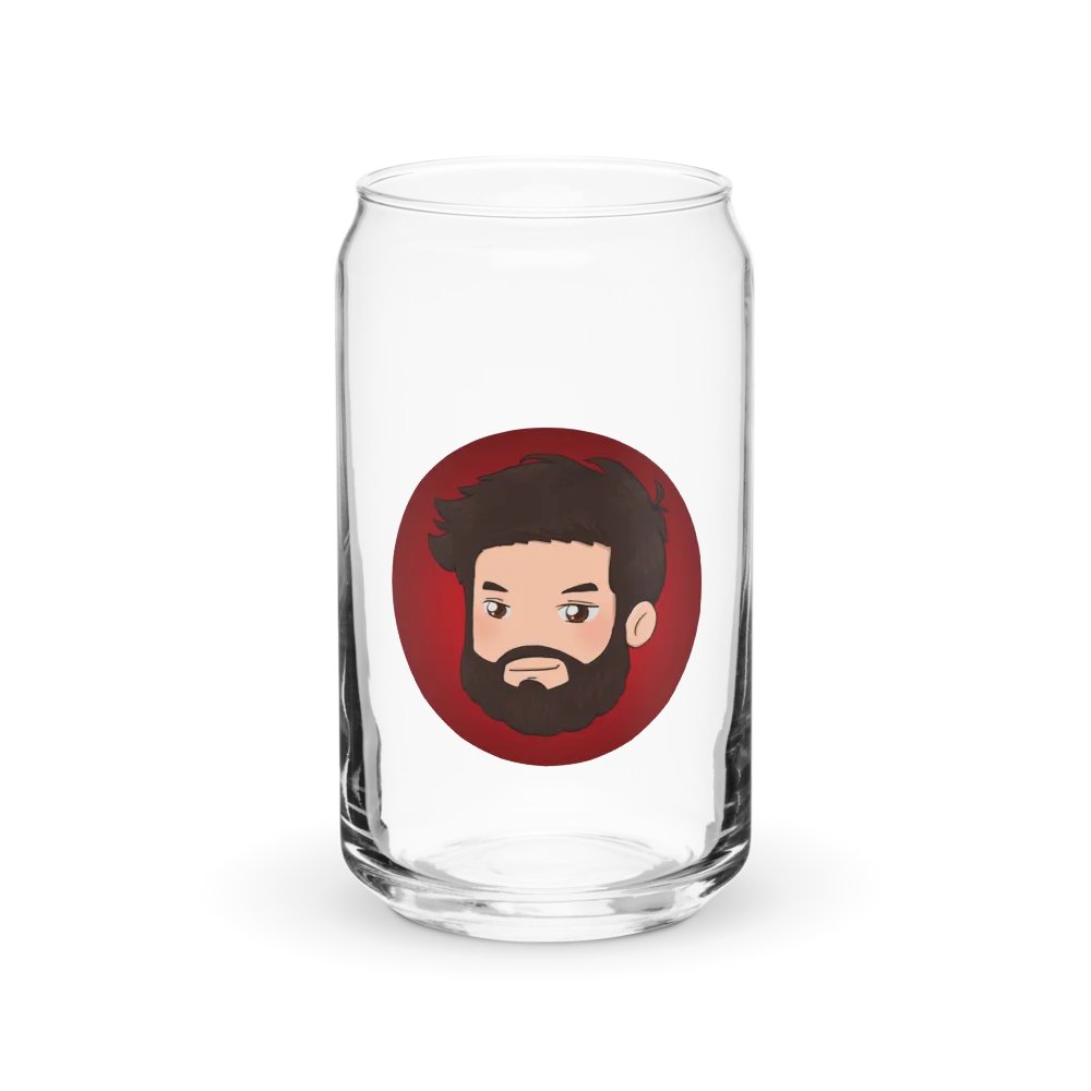 Trunks Red Can Shaped Glass product image (1)