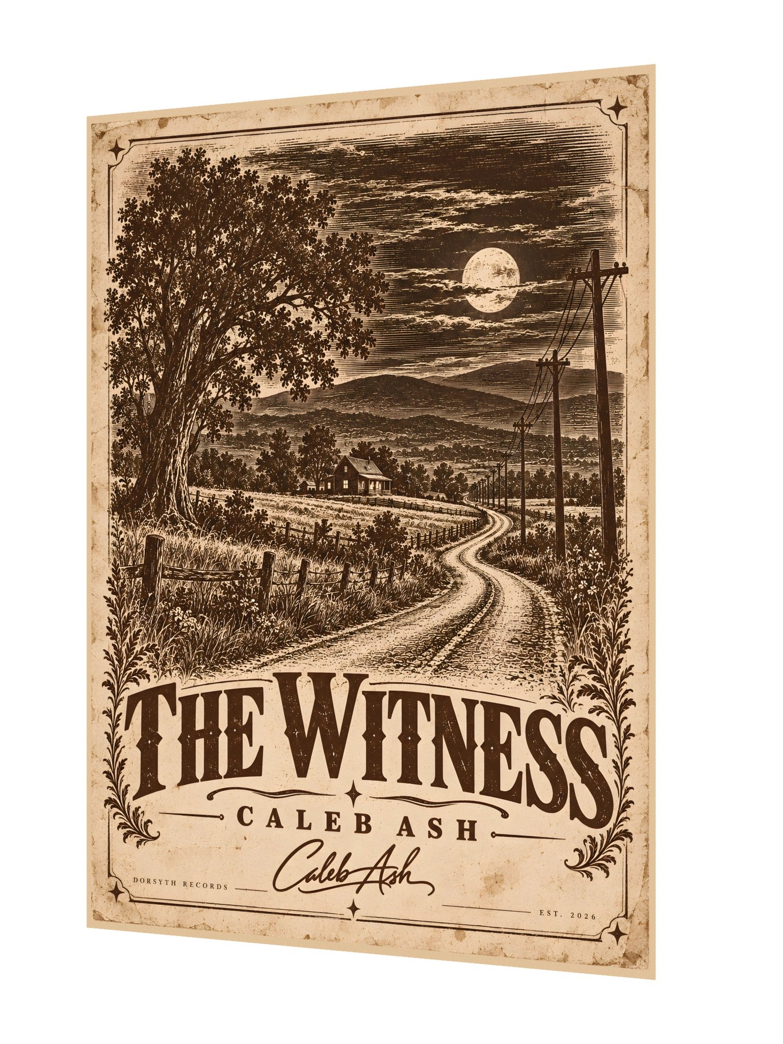 Caleb Ash — The Witness Poster product image (2)