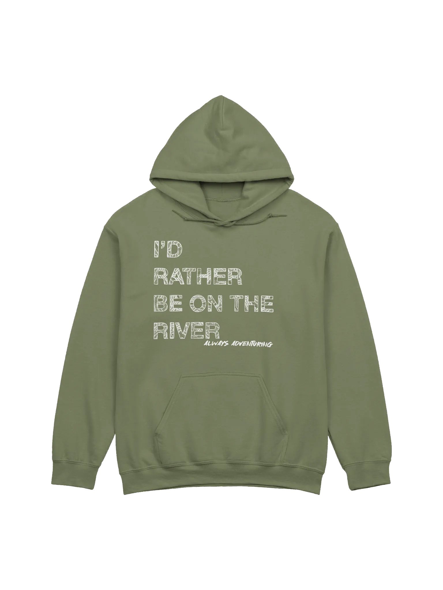 I'd Rather be on the River Hoodie product image (5)