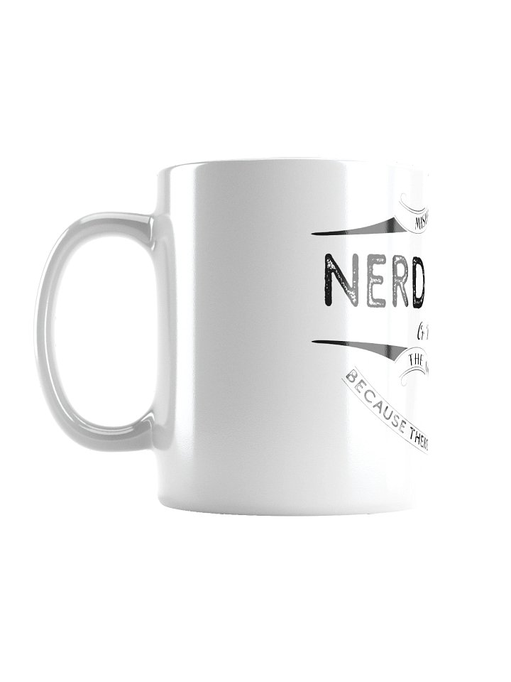 Nerd Harder or Die a n00b Mug (White) product image (2)