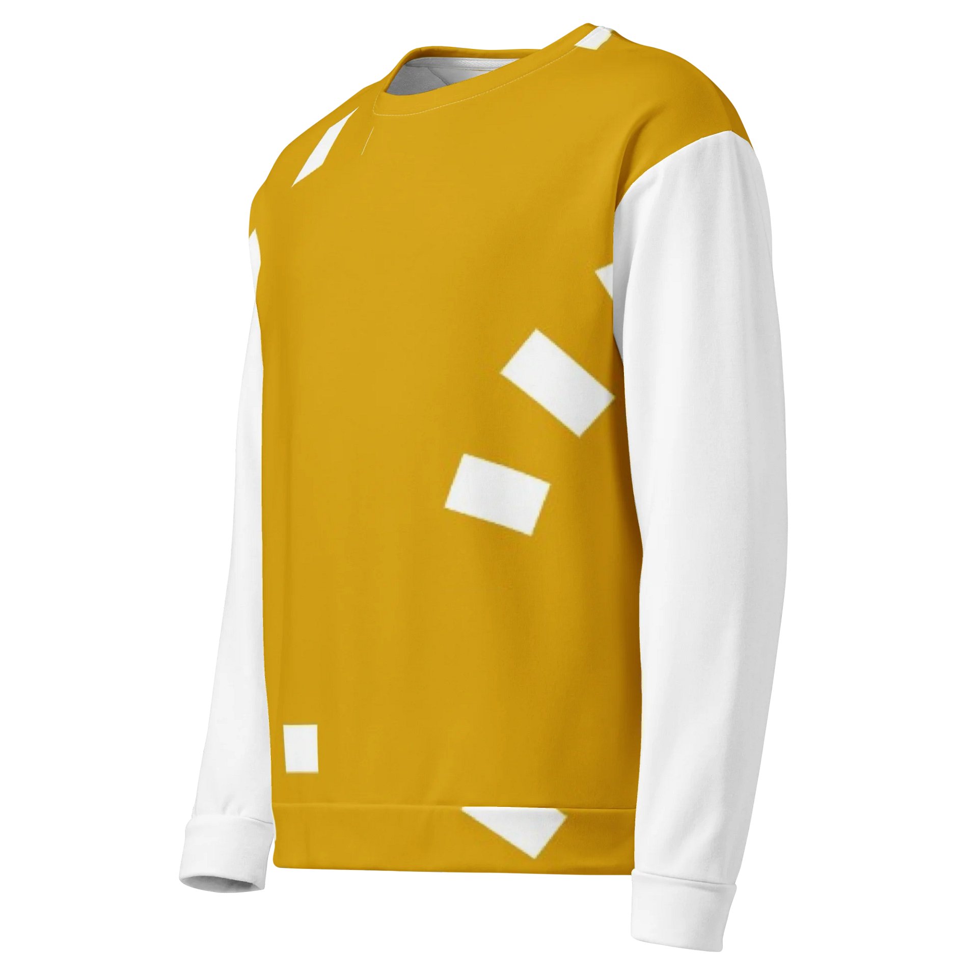 Clock Mustard Mosaic Unisex Sweatshirt product image (5)